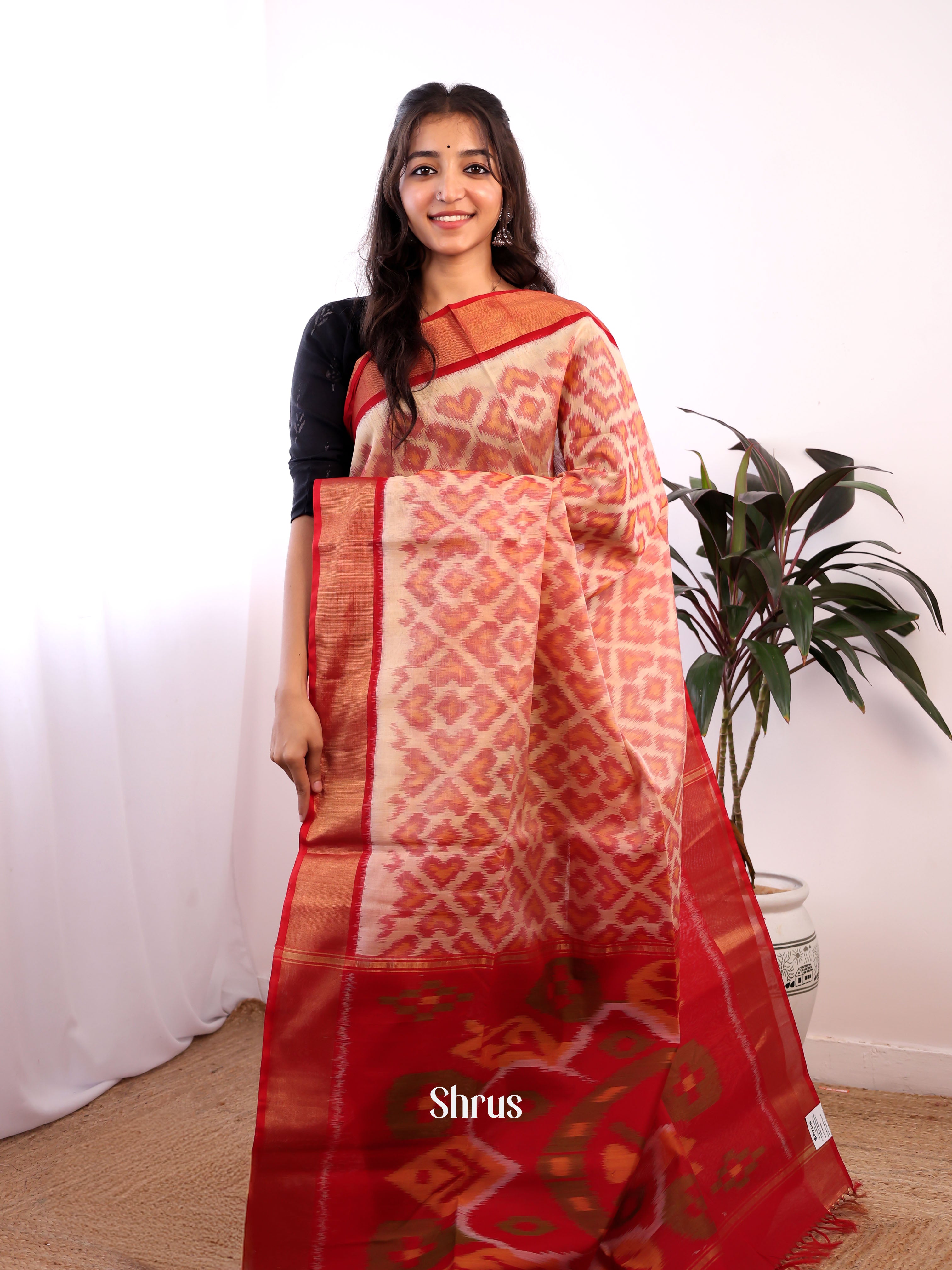 CJS09916 - Pochampally sico Saree - Shop on Shrus.com