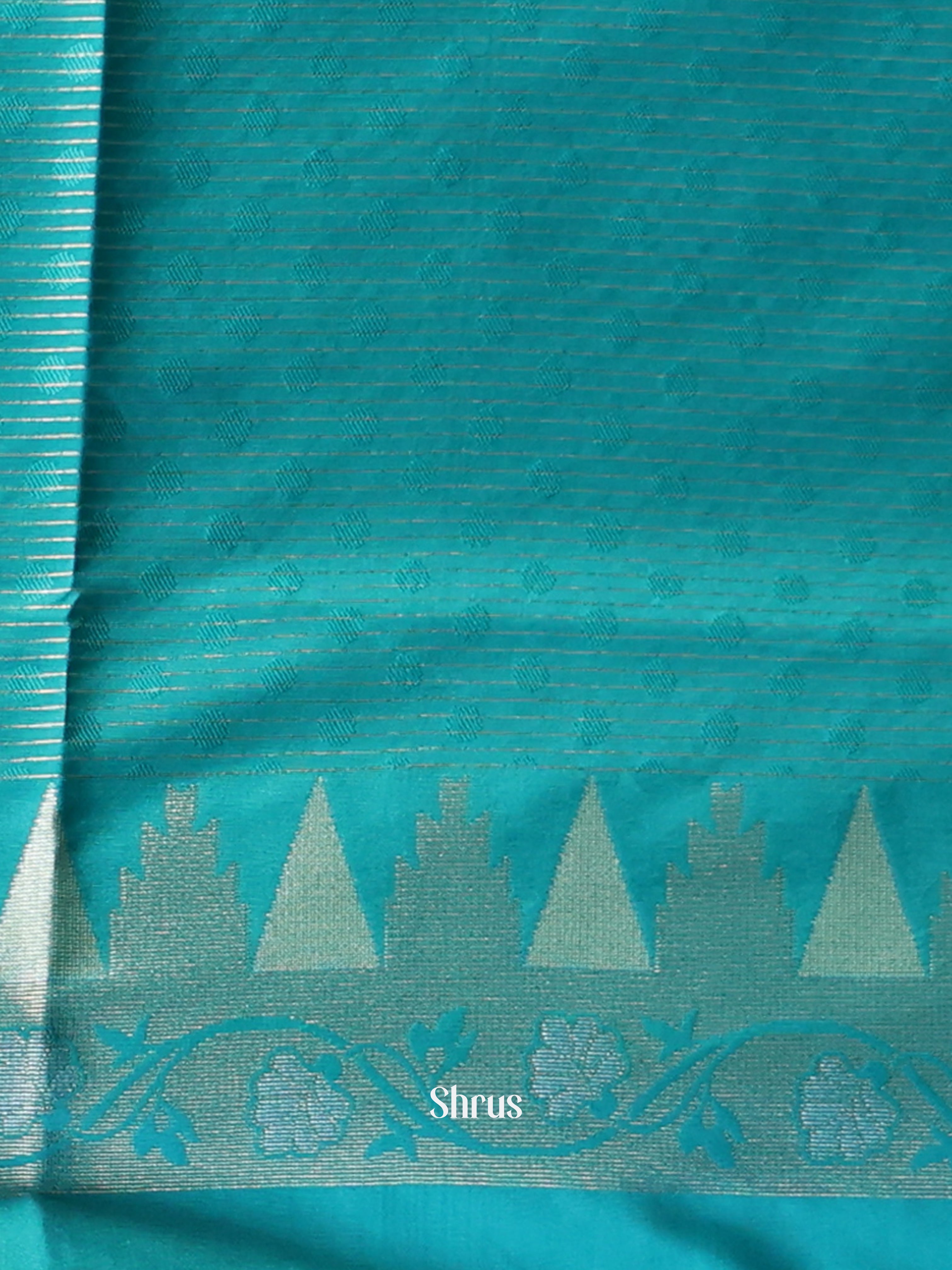 Pista Green & Green- Semi Softsilk Saree - Shop on Shrus.com