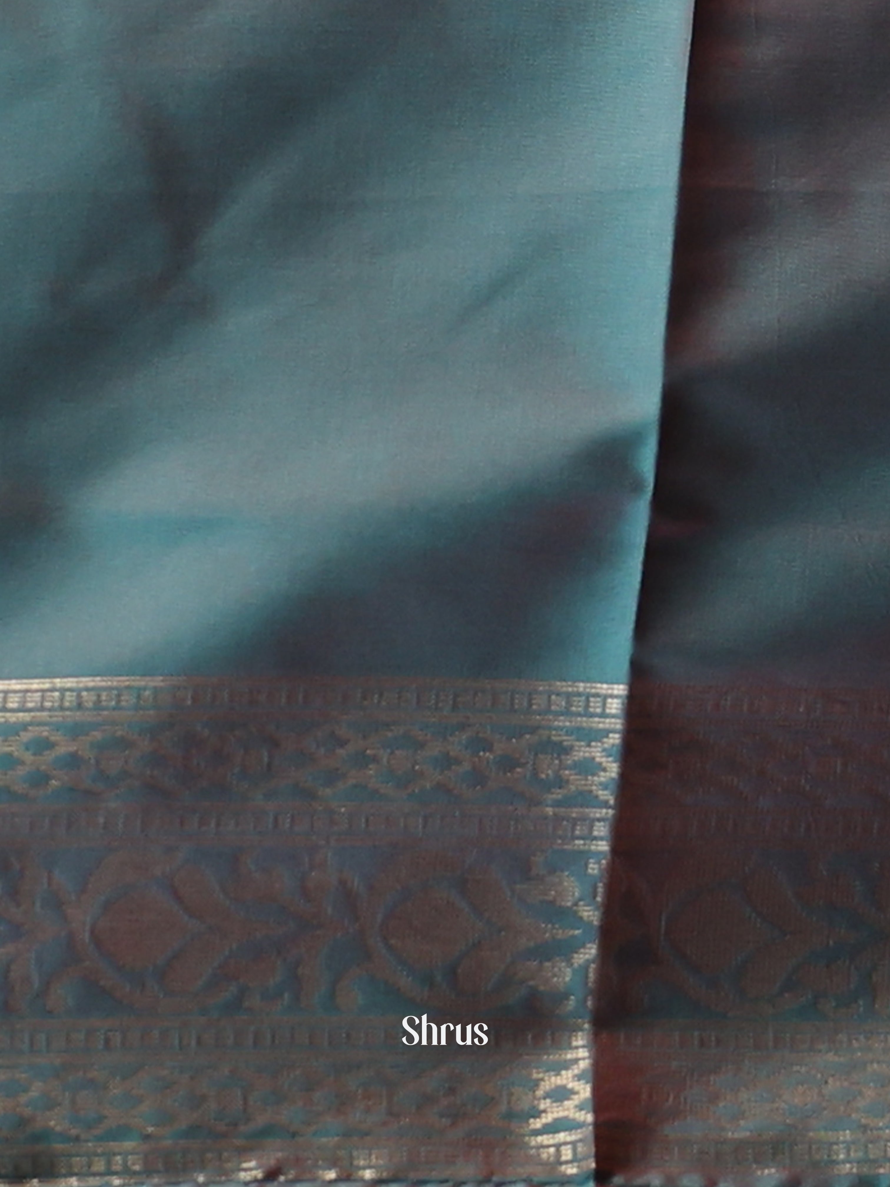 Red & Green- Semi Softsilk Saree - Shop on Shrus.com