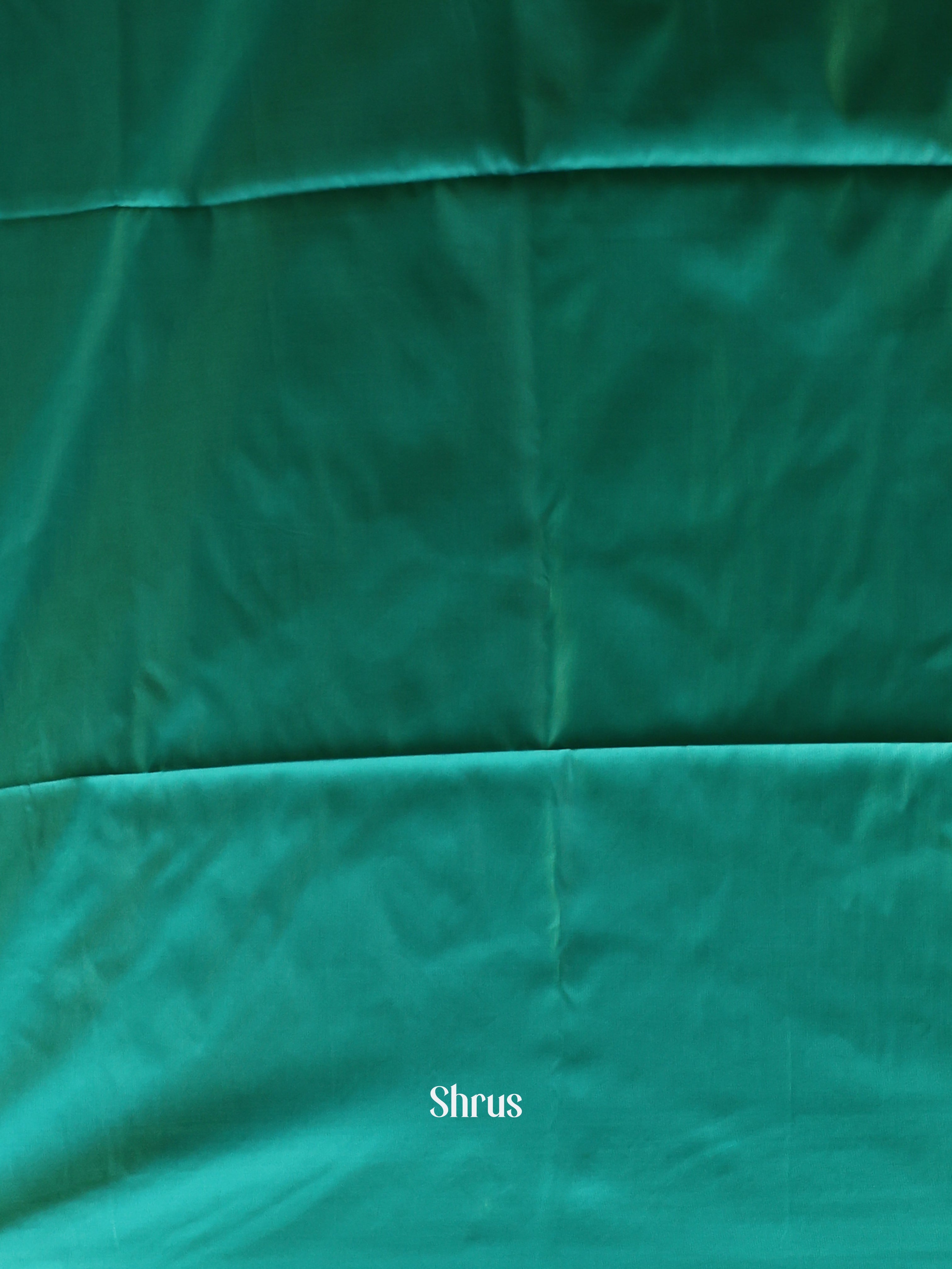 Mustardy Green & Green- Semi Softsilk Saree - Shop on Shrus.com