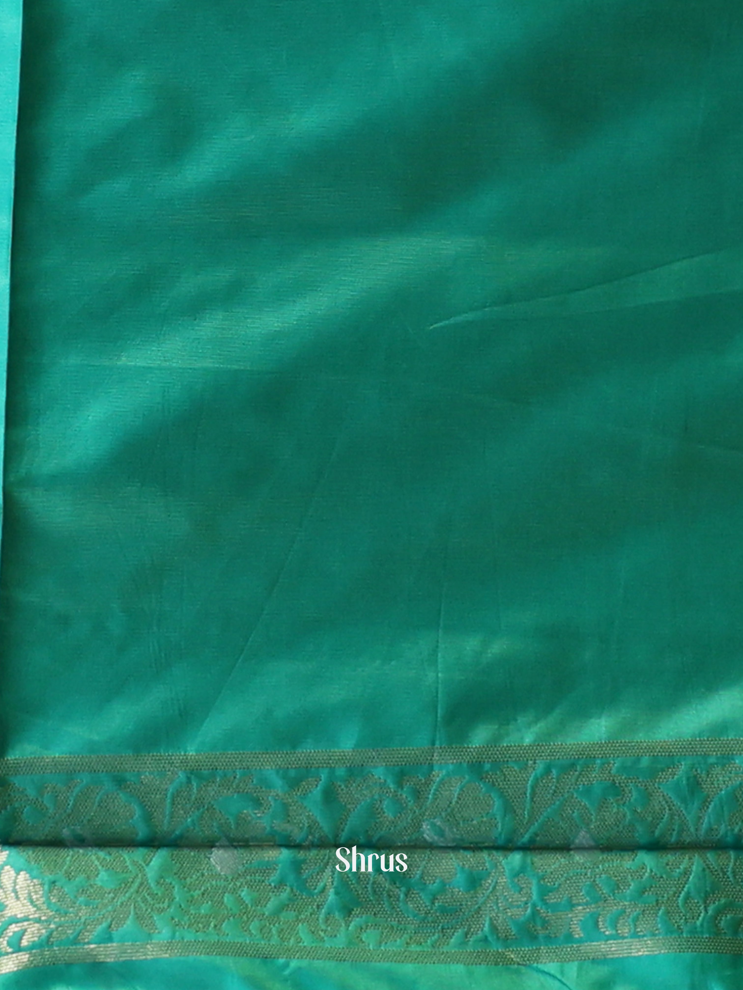 Lite Green & Green- Semi Softsilk Saree - Shop on Shrus.com