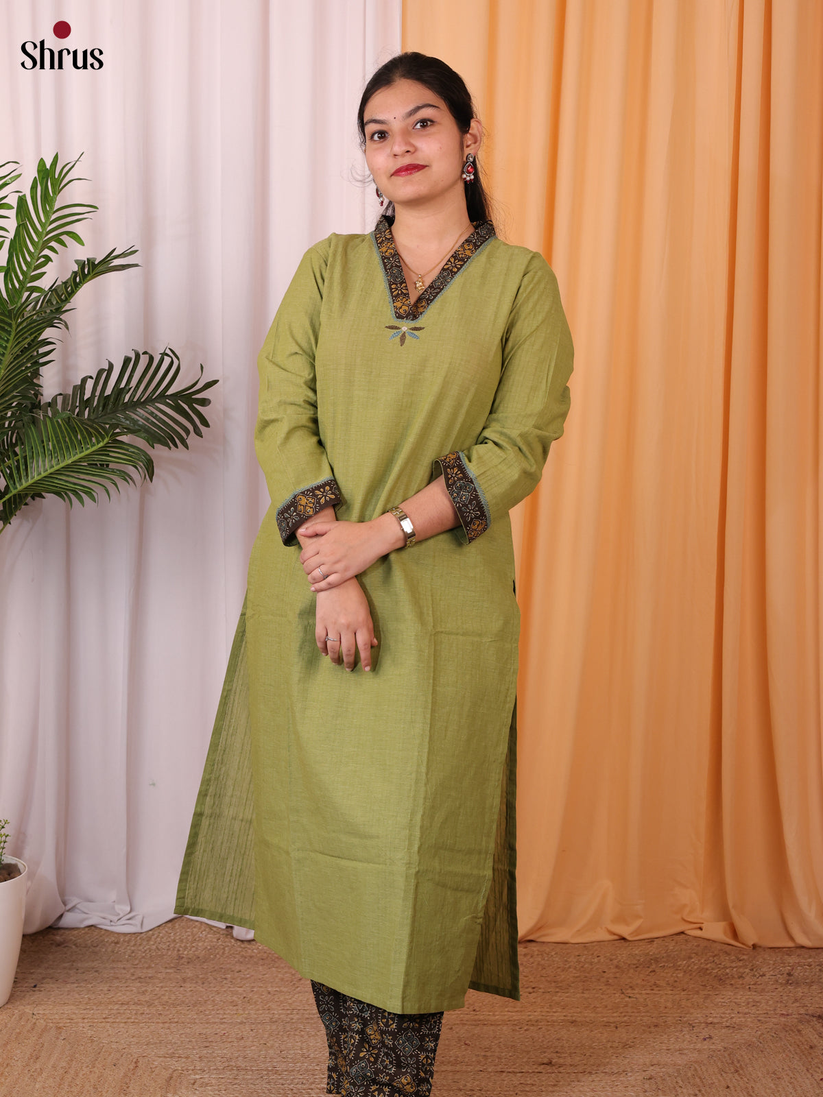 Green & Black- Readymade Suits - Shop on Shrus.com