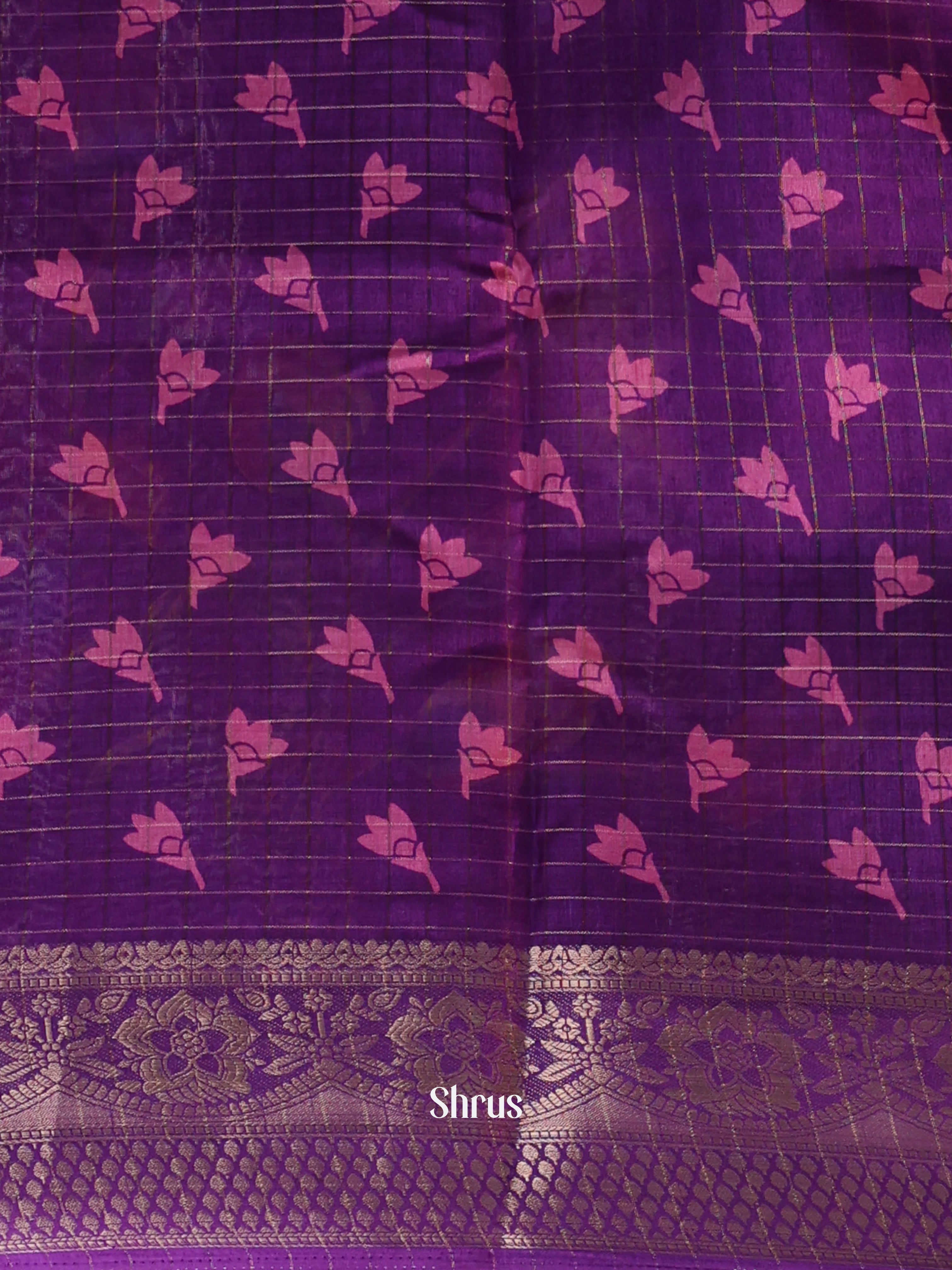 CJS10134 - Semi Crepe Saree - Shop on Shrus.com