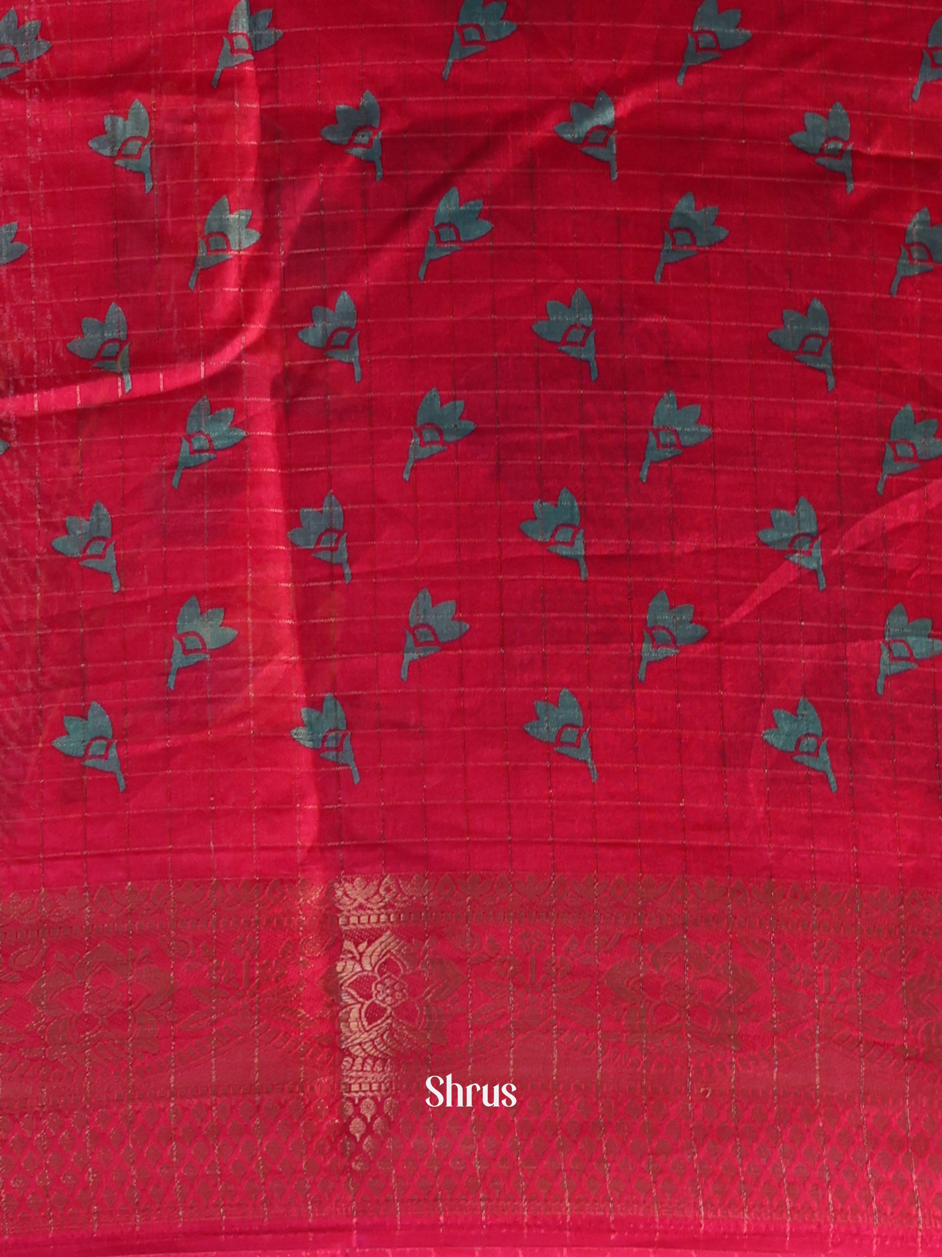 Pink - Semi Crepe Saree - Shop on Shrus.com