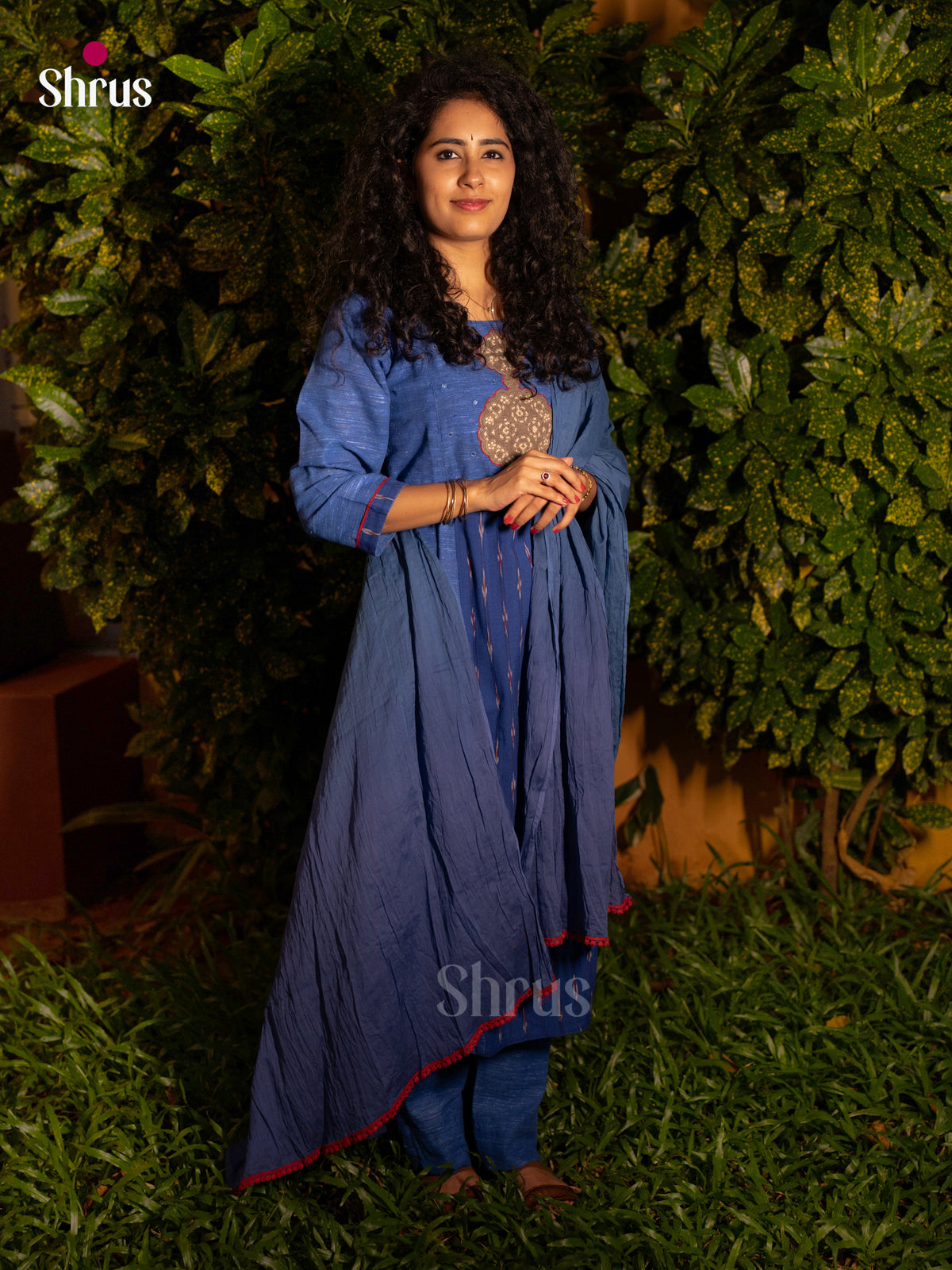 Blue- Readymade Suits - Shop on Shrus.com