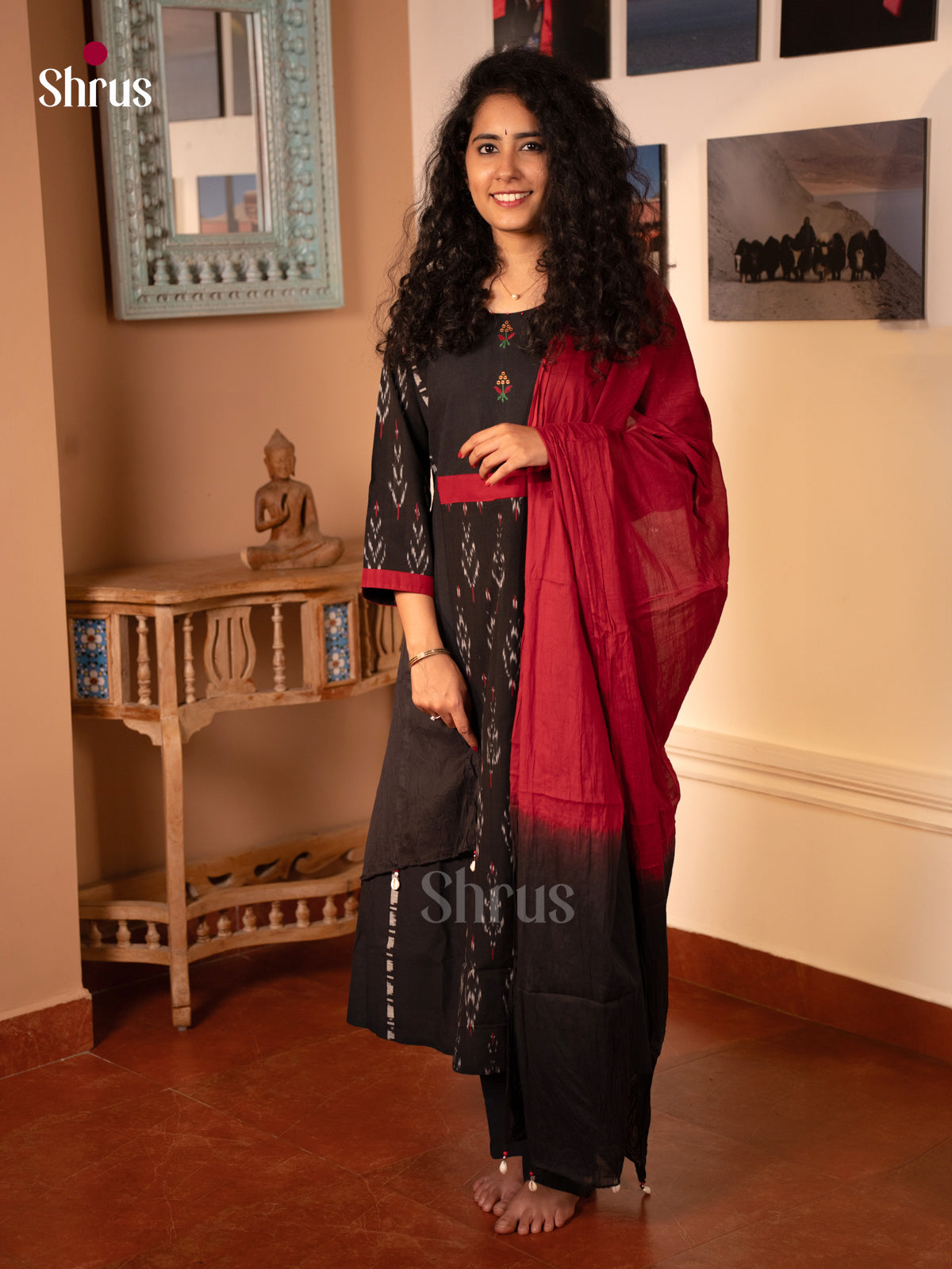 Black & Maroon - Readymade Suits - Shop on Shrus.com