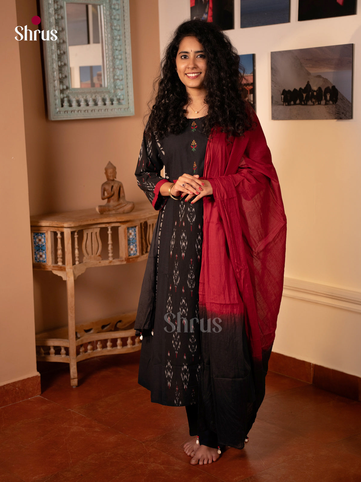 Black & Maroon - Readymade Suits - Shop on Shrus.com