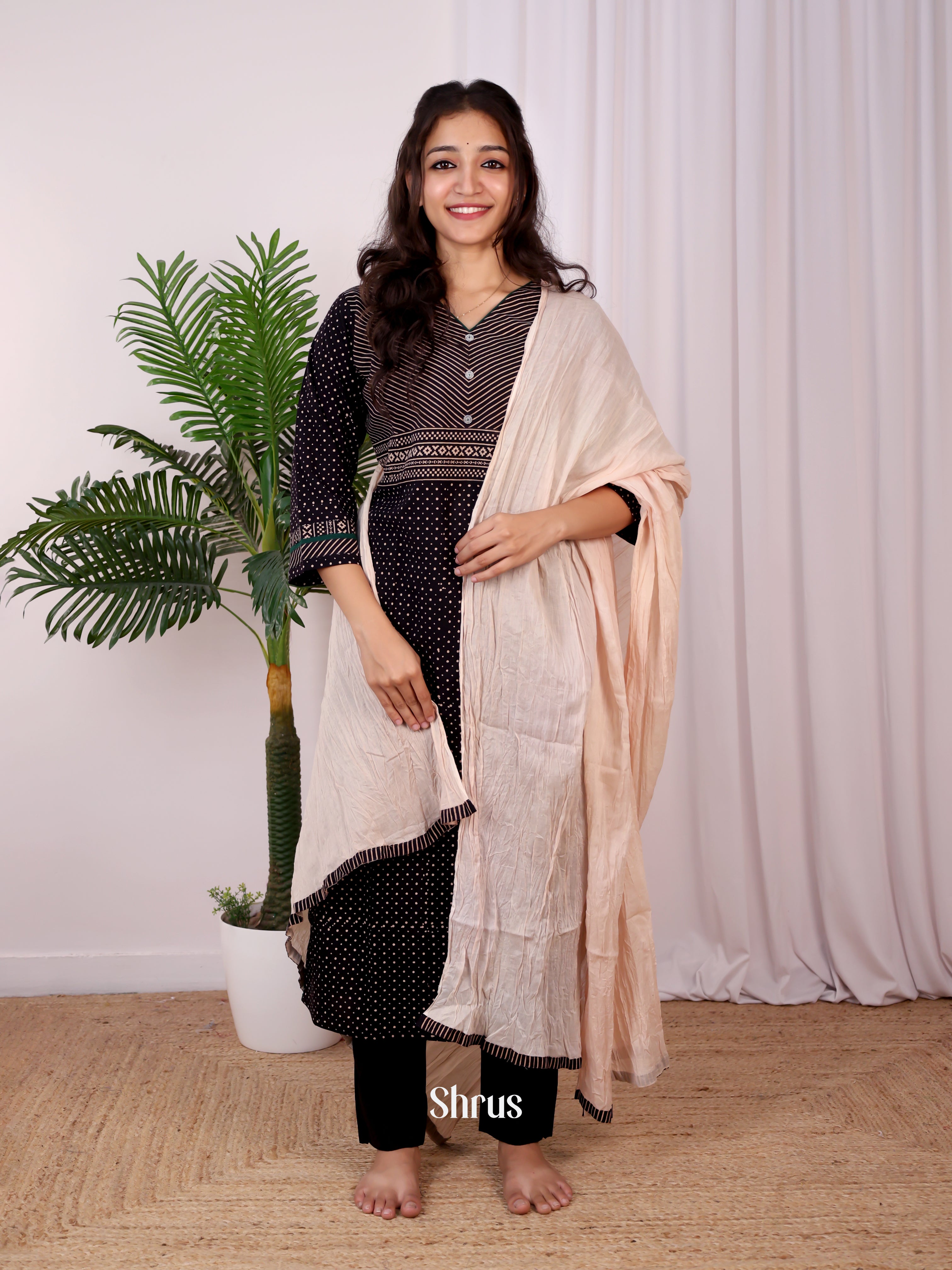 Black & Cream - Readymade Suits - Shop on Shrus.com