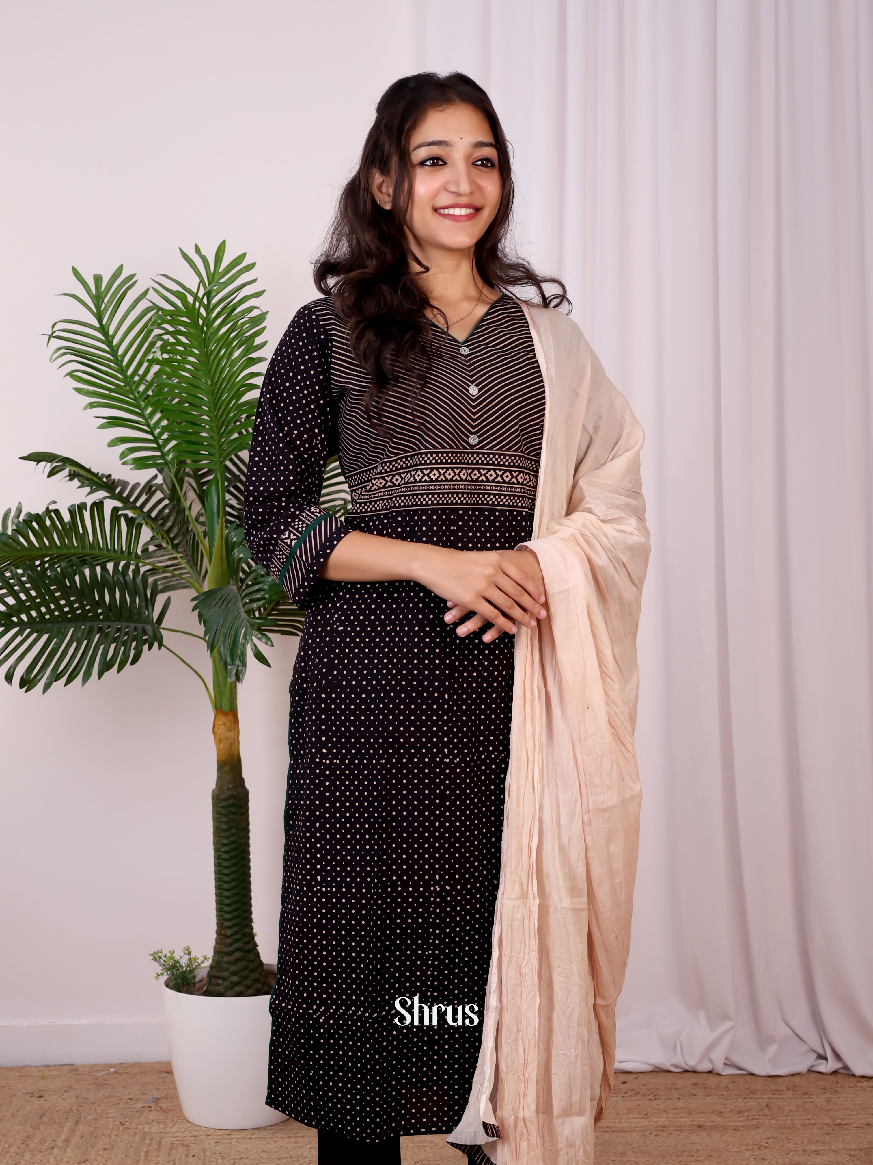 Black & Cream - Readymade Suits - Shop on Shrus.com