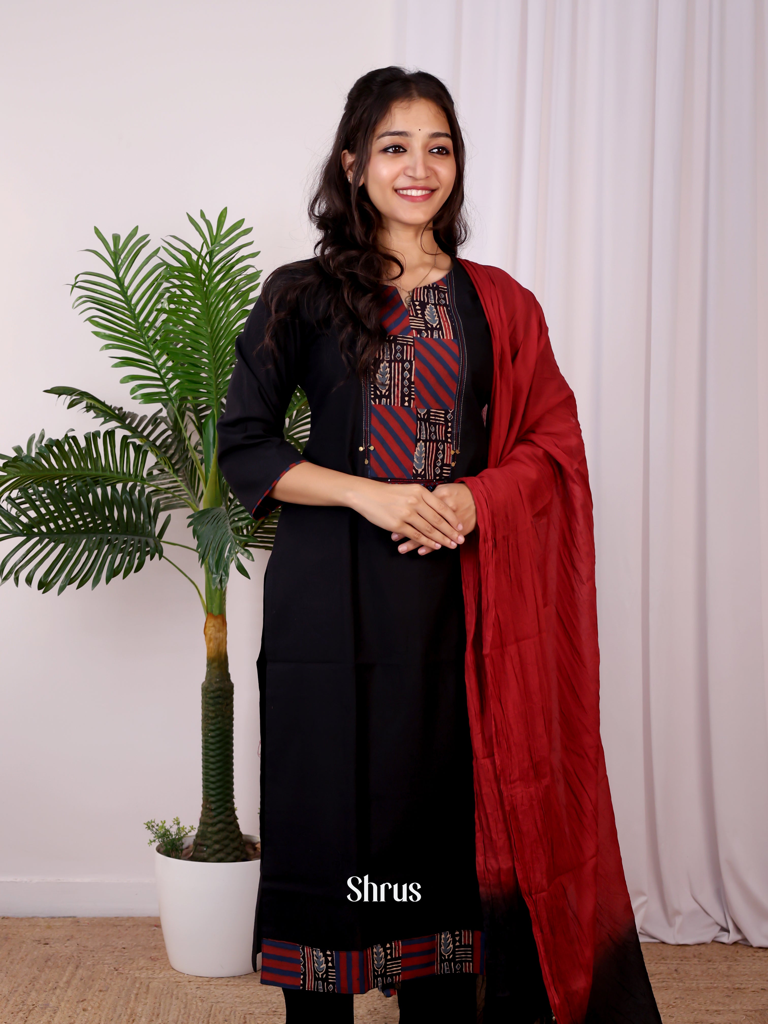 Black & Red - Readymade Suits - Shop on Shrus.com