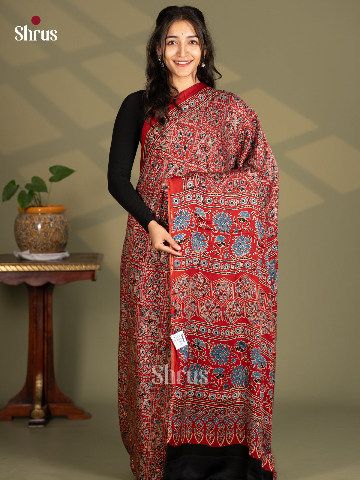 CJS10274 - Modal Silk Saree - Shop on Shrus.com