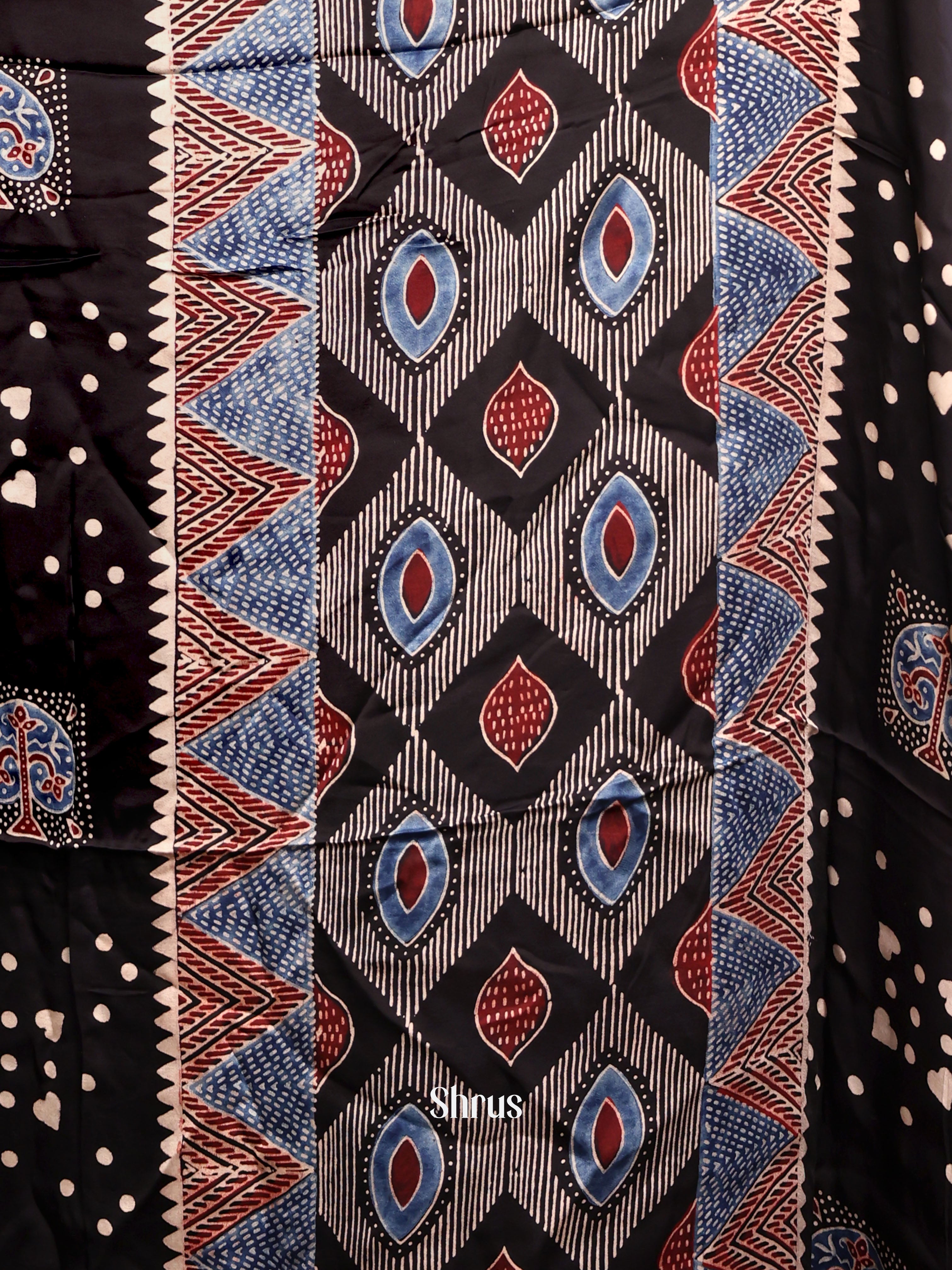 Black - Modal Salwar Unstitch - Shop on Shrus.com