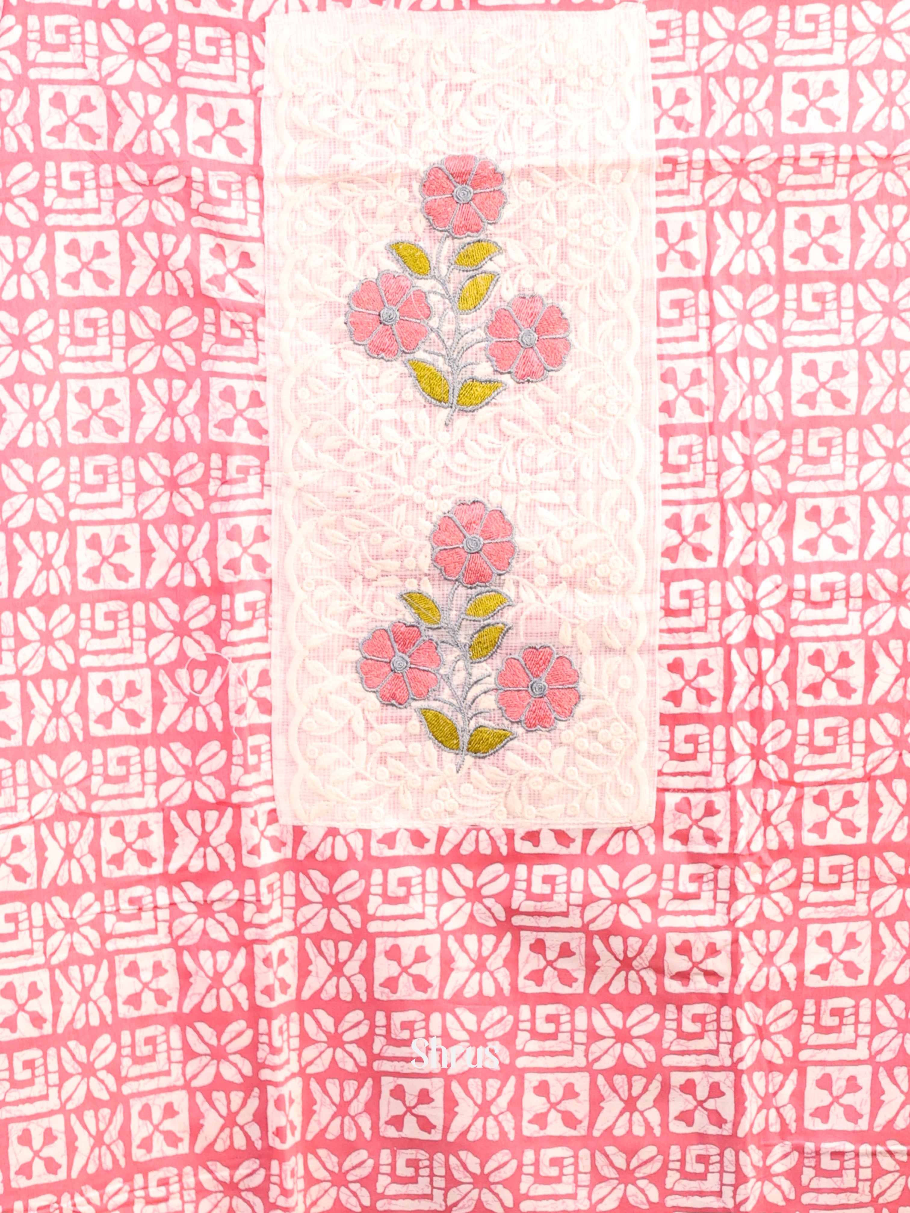 Pink & Cream - Cotton salwar - Shop on Shrus.com