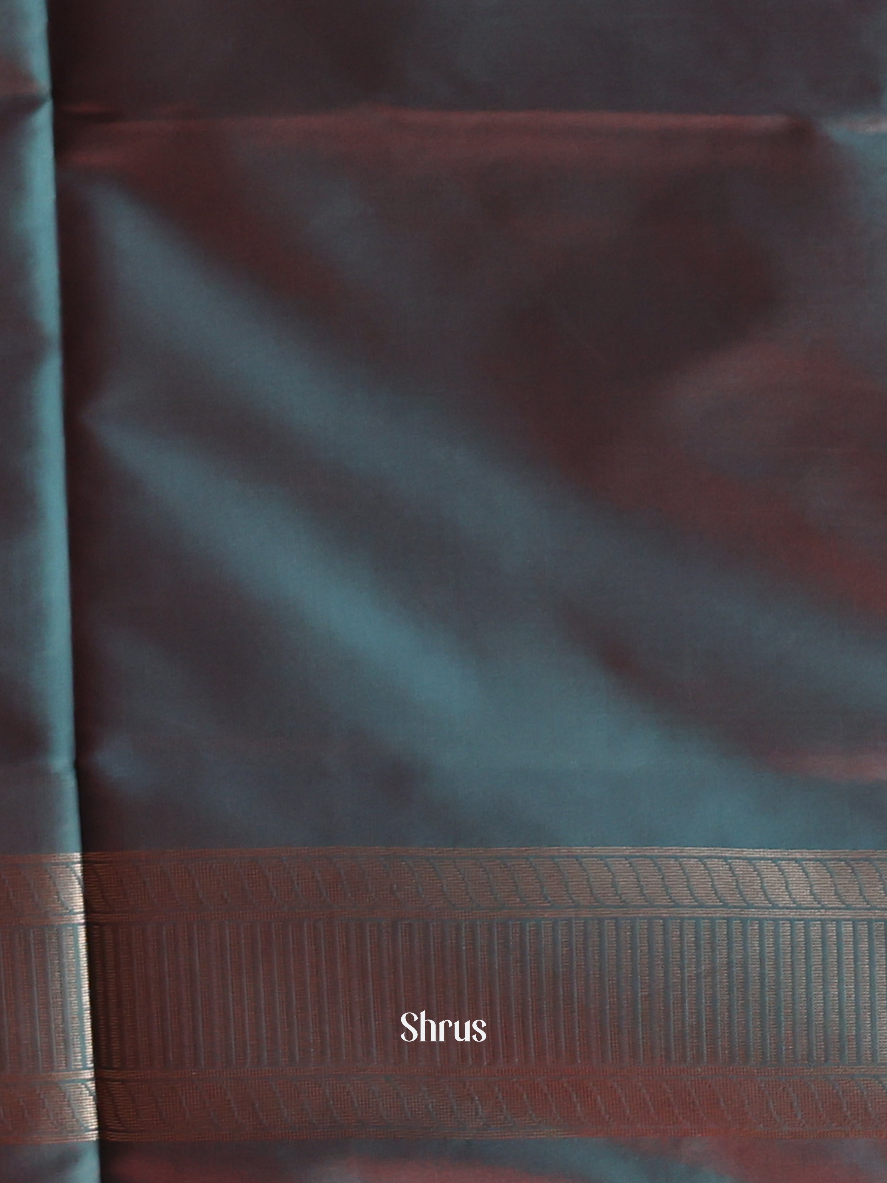 Reddish Pink & Green- Semi Softsilk Saree - Shop on Shrus.com