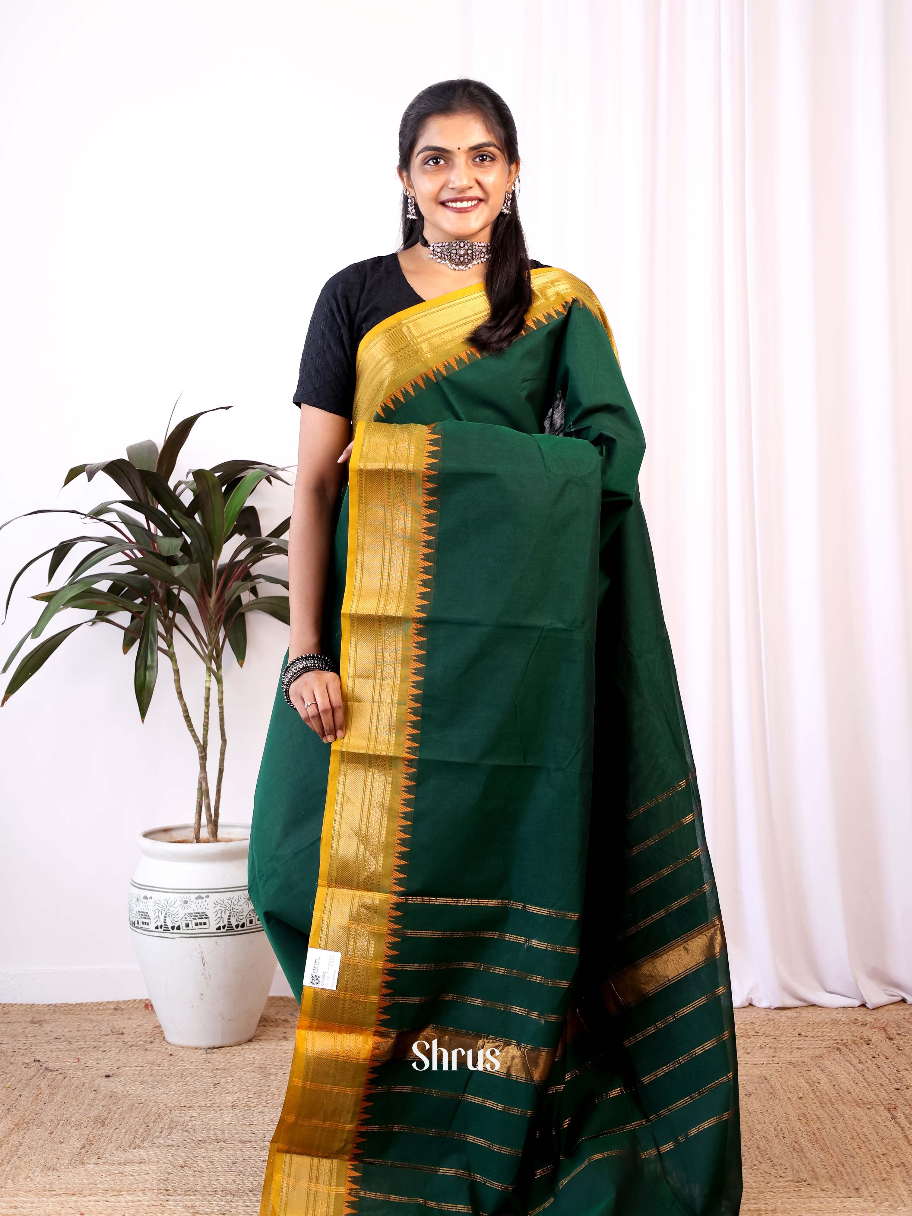 CJS10541 - Chettinad Cotton Saree - Shop on Shrus.com