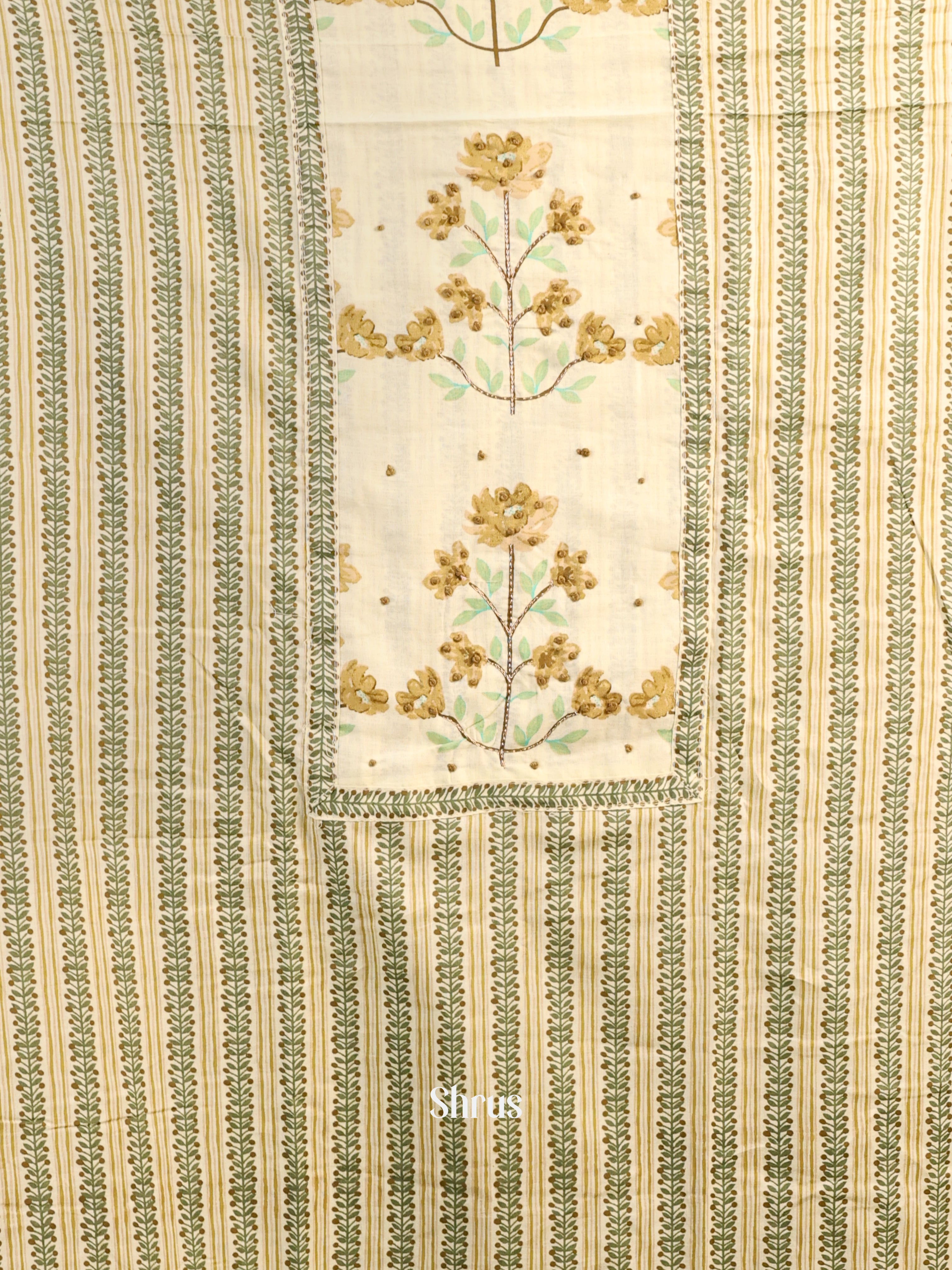 Green - Cotton salwar - Shop on Shrus.com
