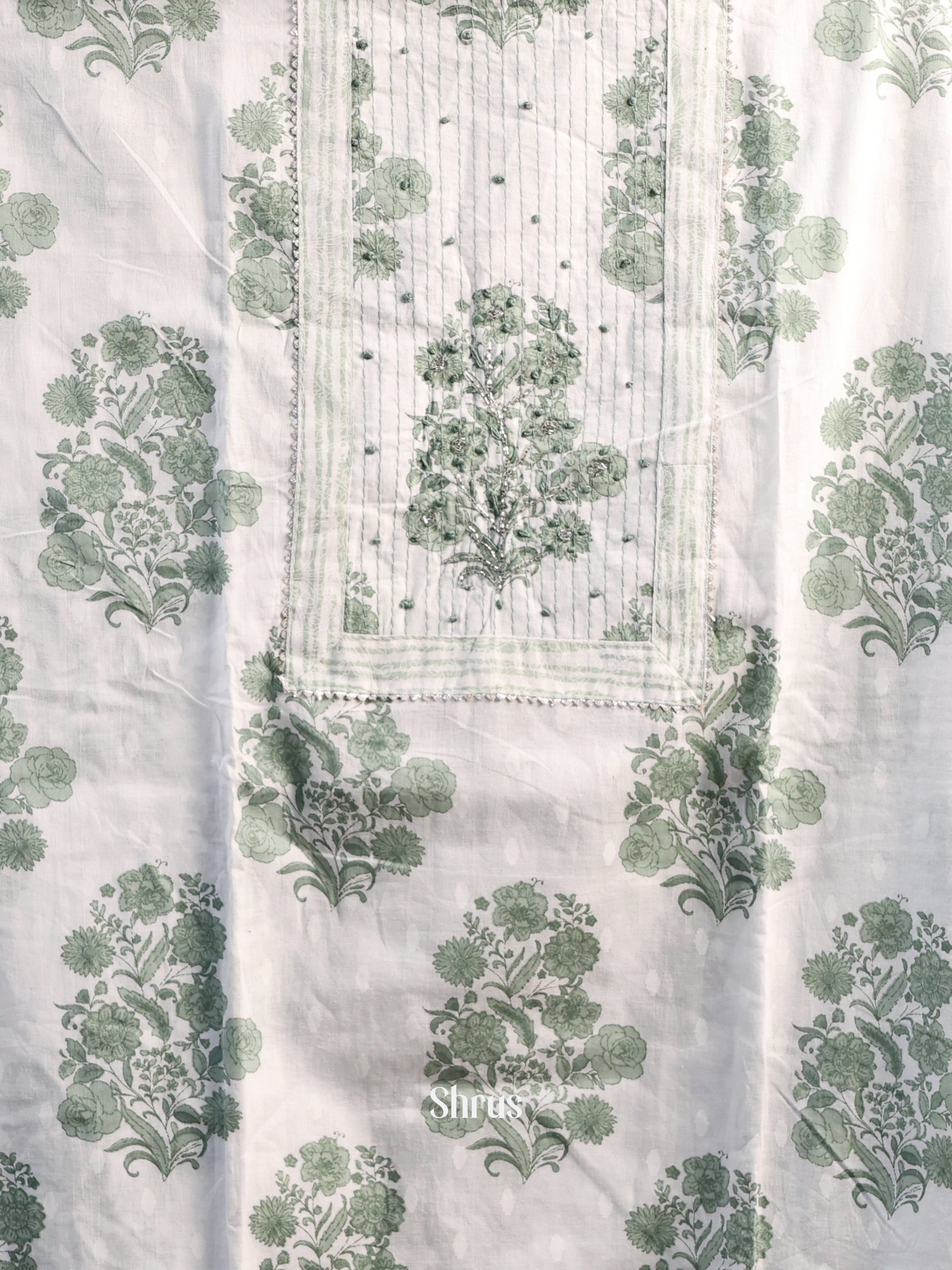 CJS10607 - Cotton salwar - Shop on Shrus.com