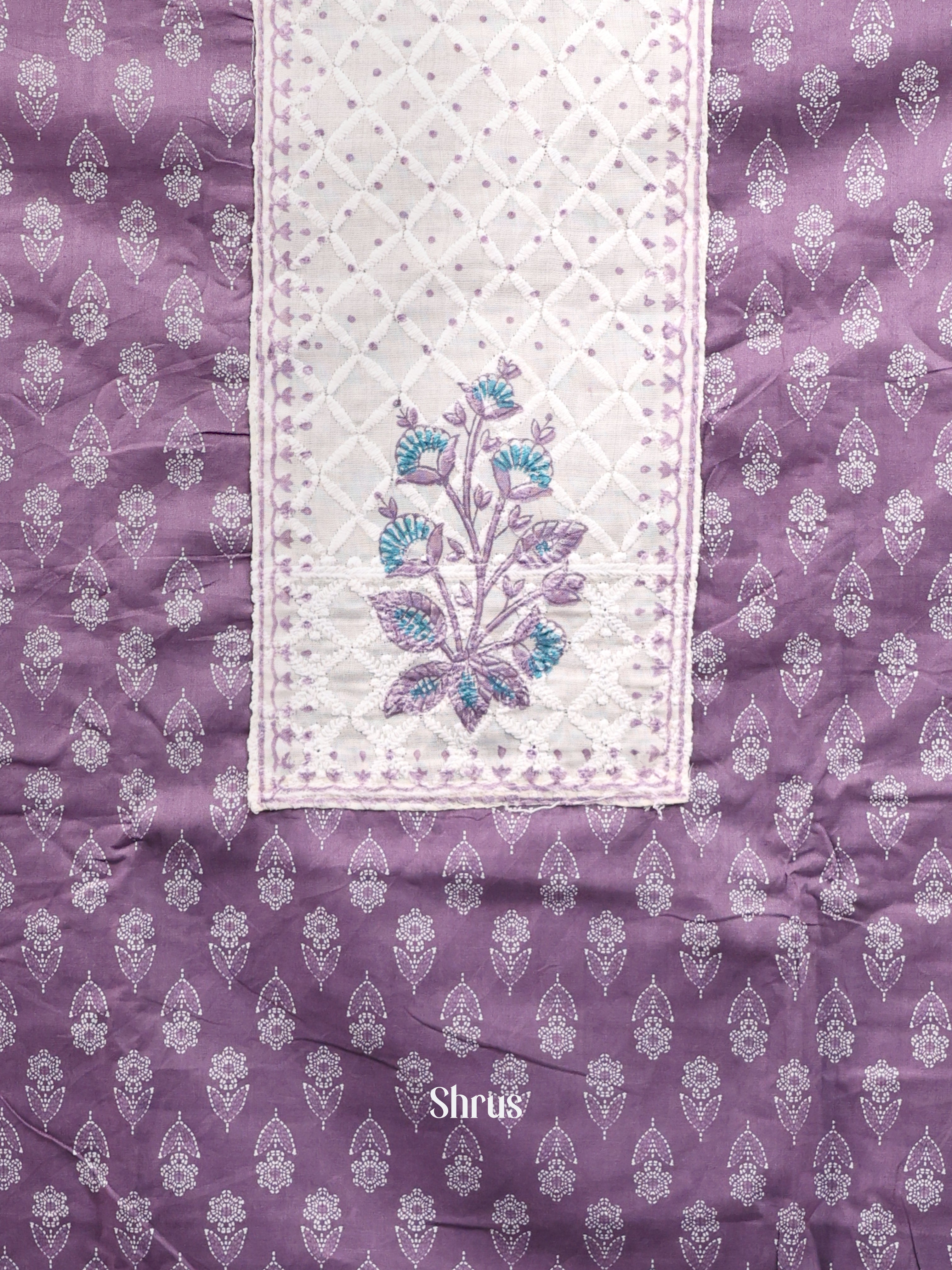 CJS10614 - Cotton salwar - Shop on Shrus.com