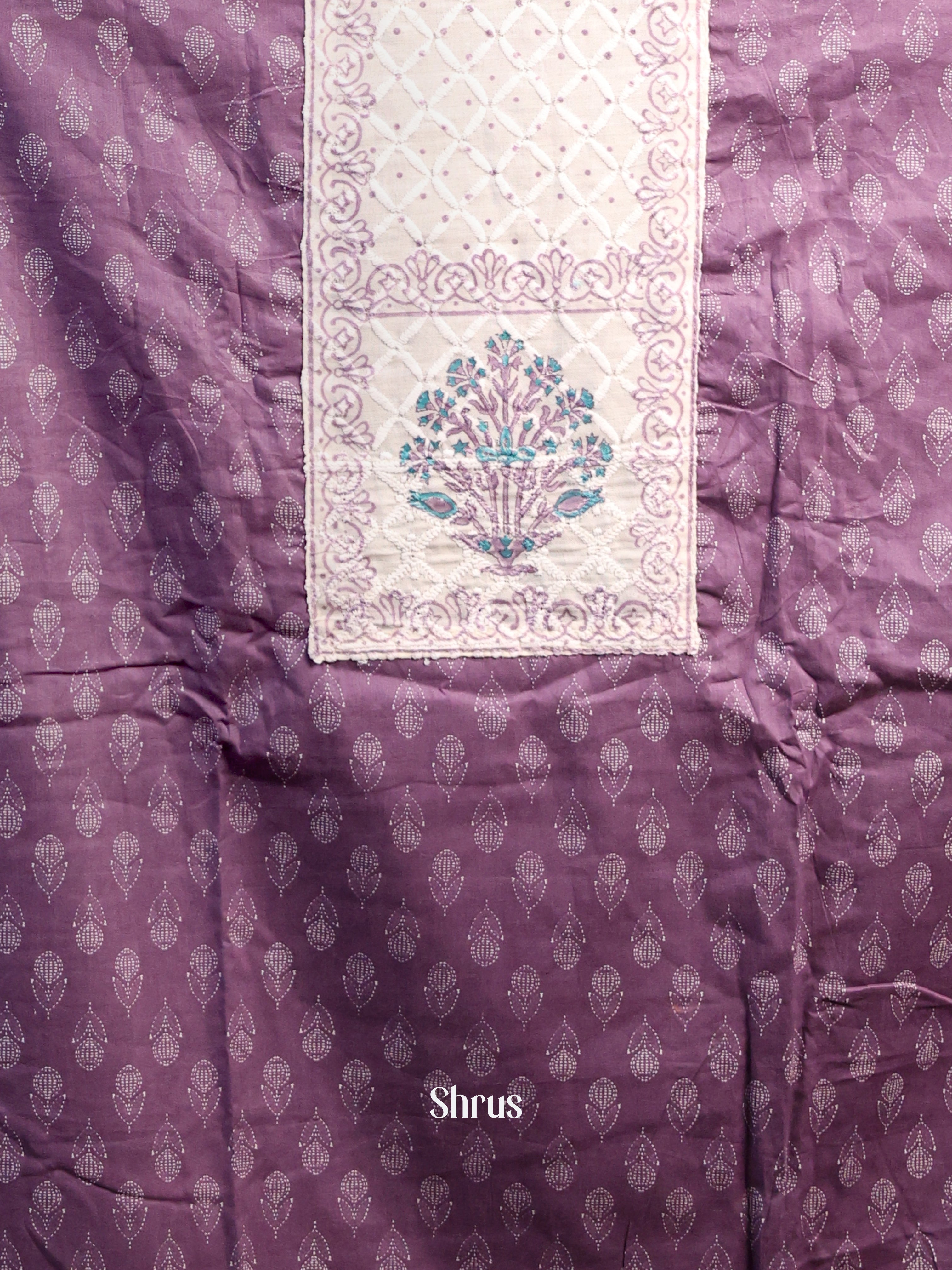 CJS10618 - Cotton salwar - Shop on Shrus.com
