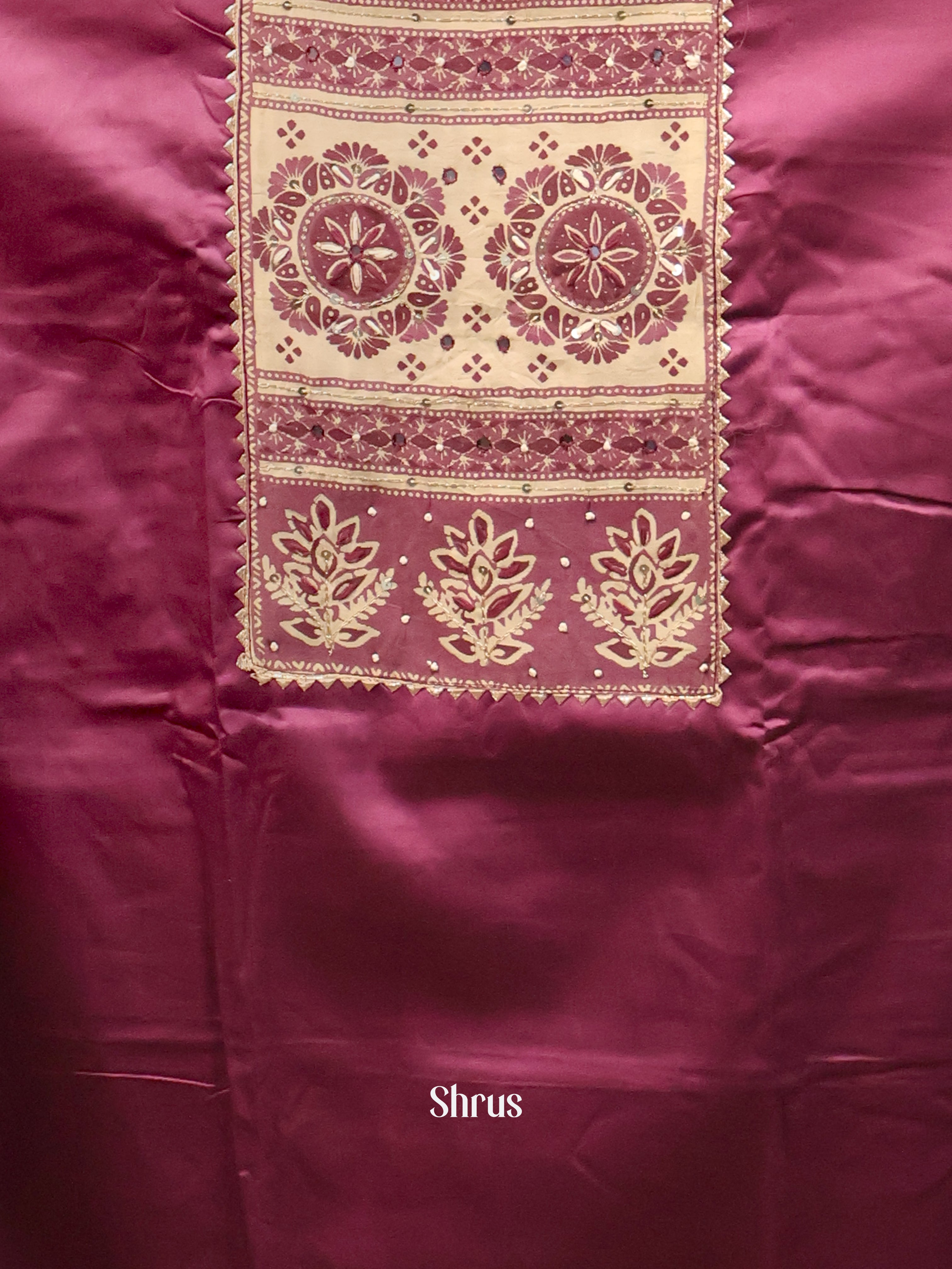 Onion Pink- Cotton salwar - Shop on Shrus.com