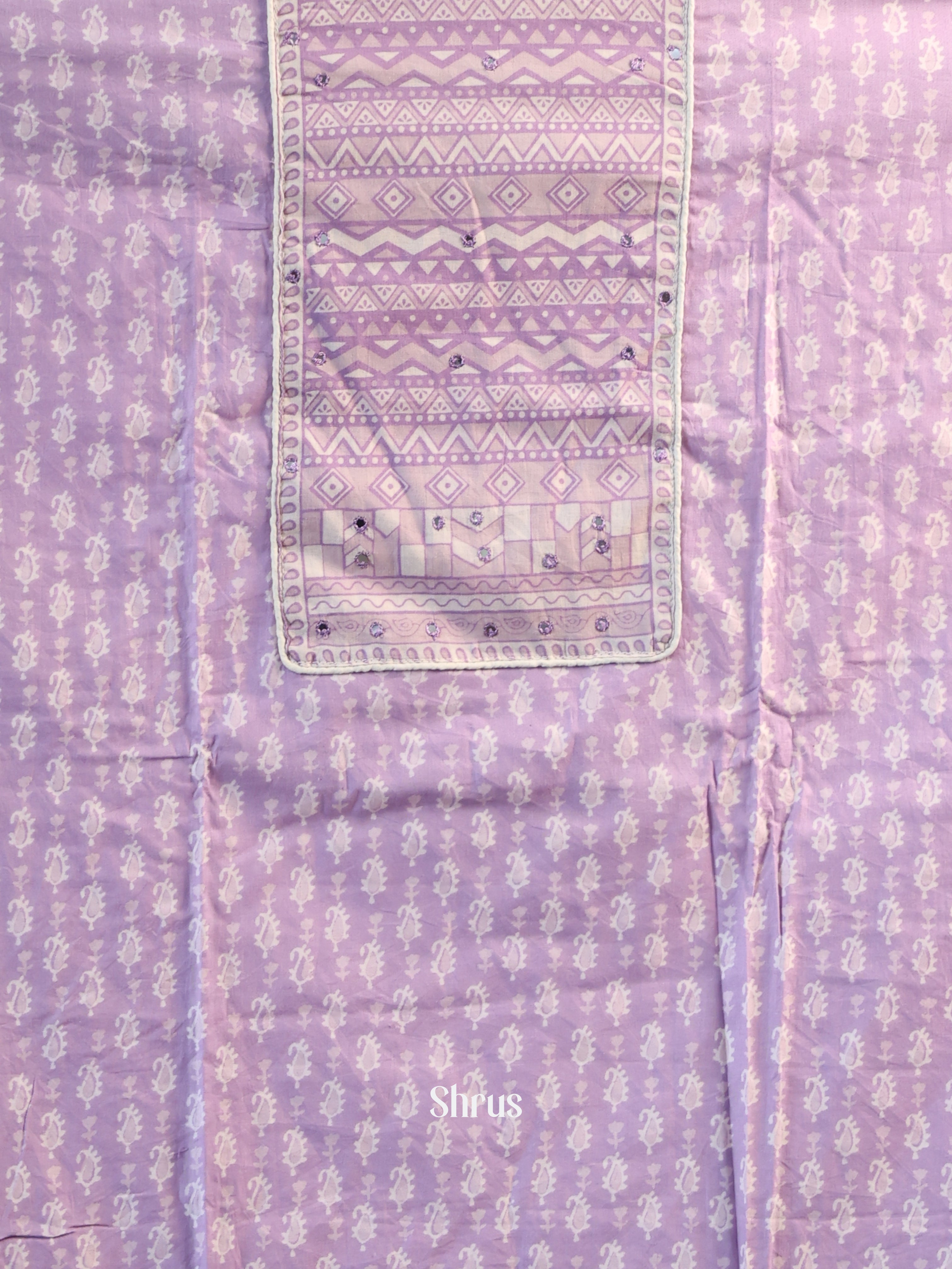 Purple - Cotton salwar - Shop on Shrus.com