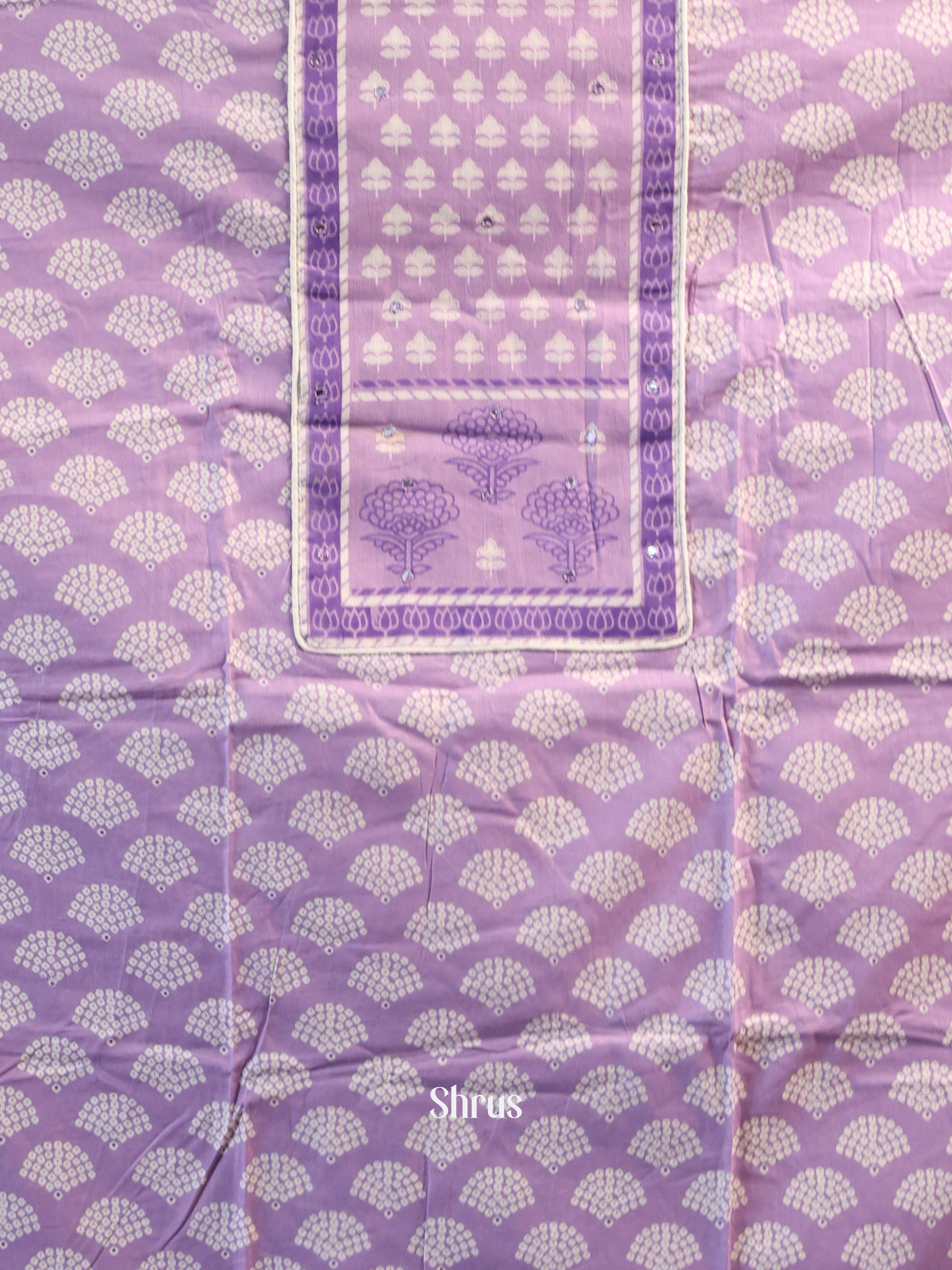 Purple - Cotton salwar - Shop on Shrus.com