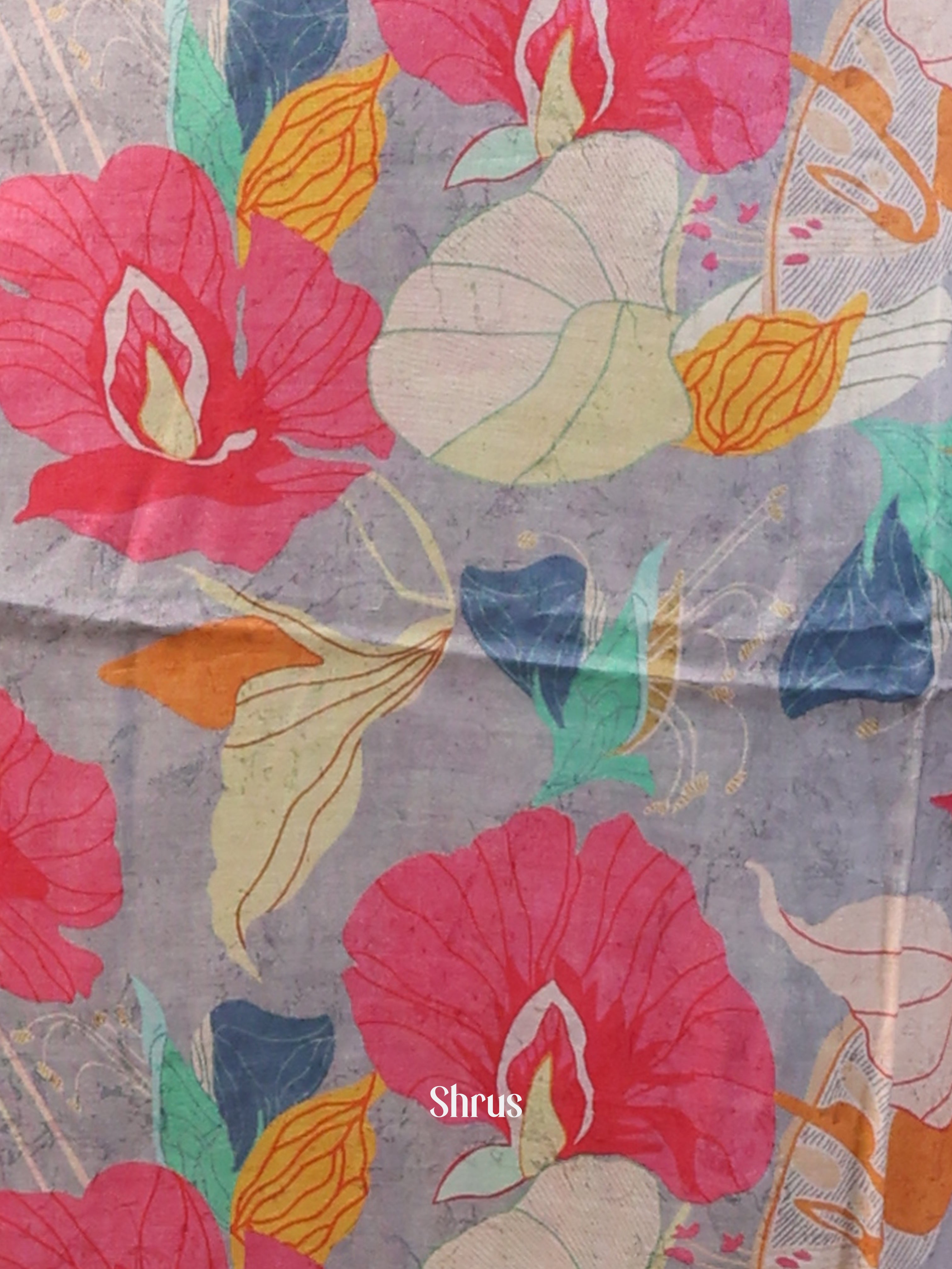 Grey & Pink- Digital printed 3pc Readymade Suits - Shop on Shrus.com