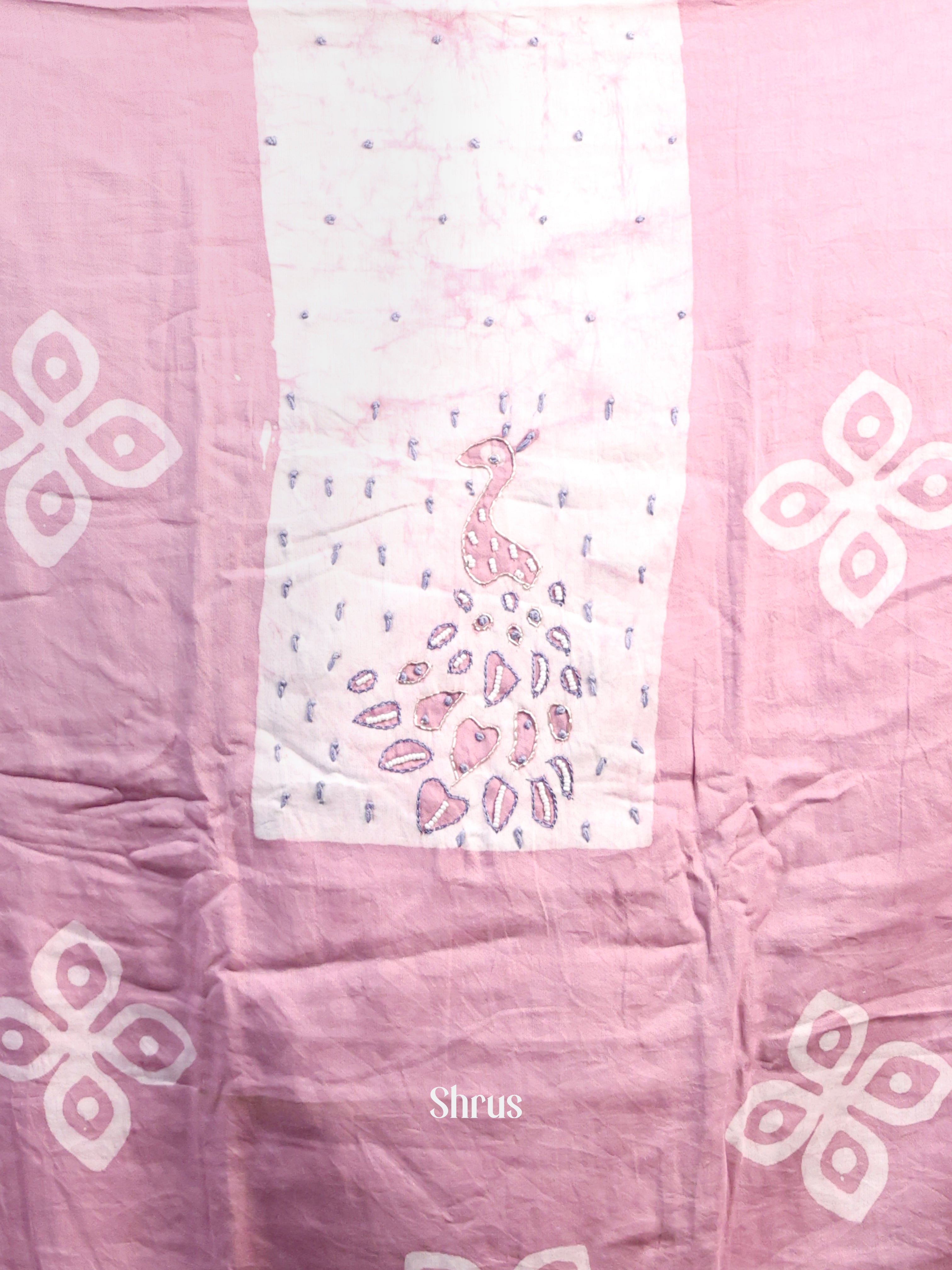 Pink & Purple - Cotton salwar - Shop on Shrus.com