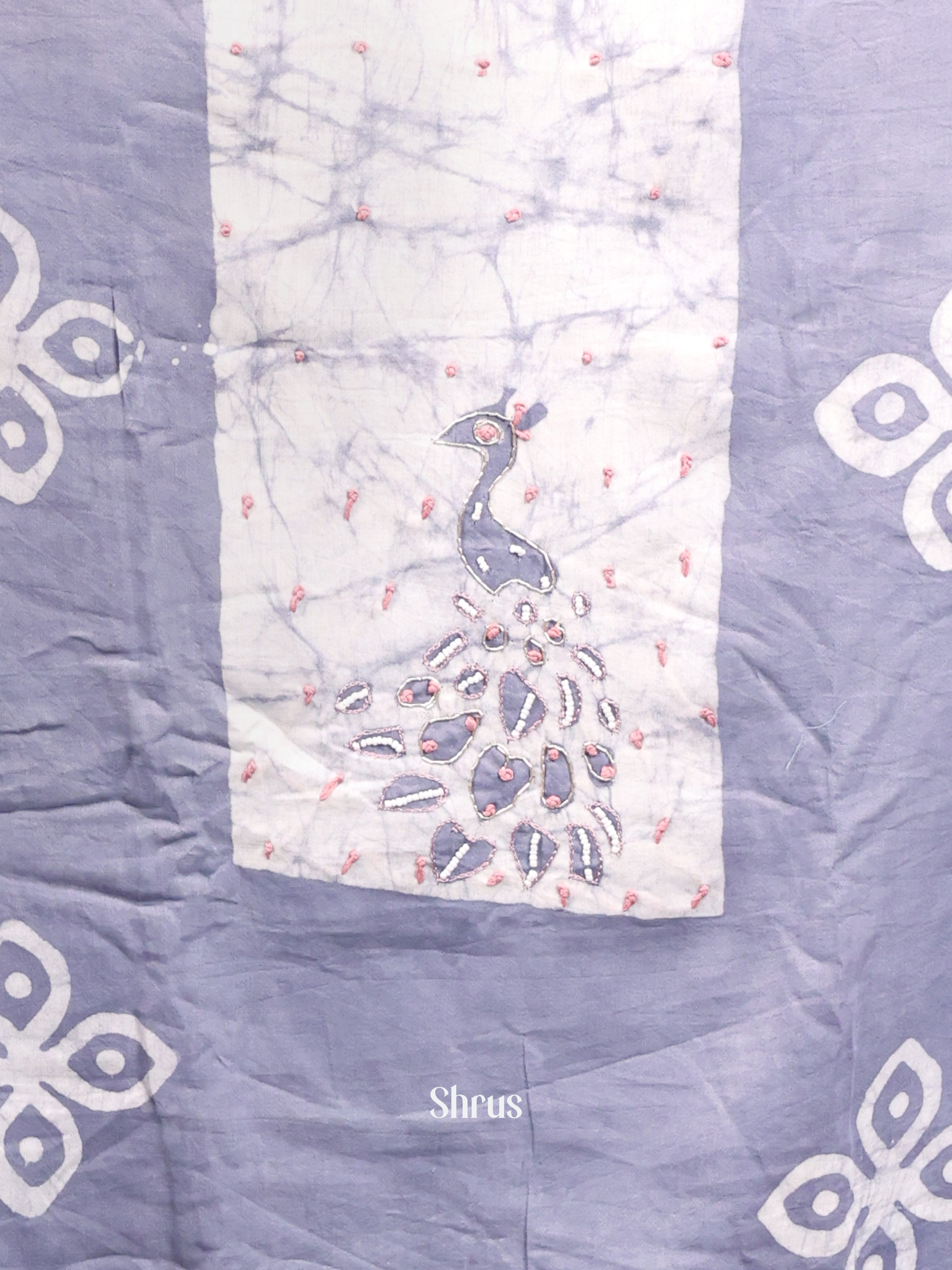 Purple & Pink- Cotton salwar - Shop on Shrus.com