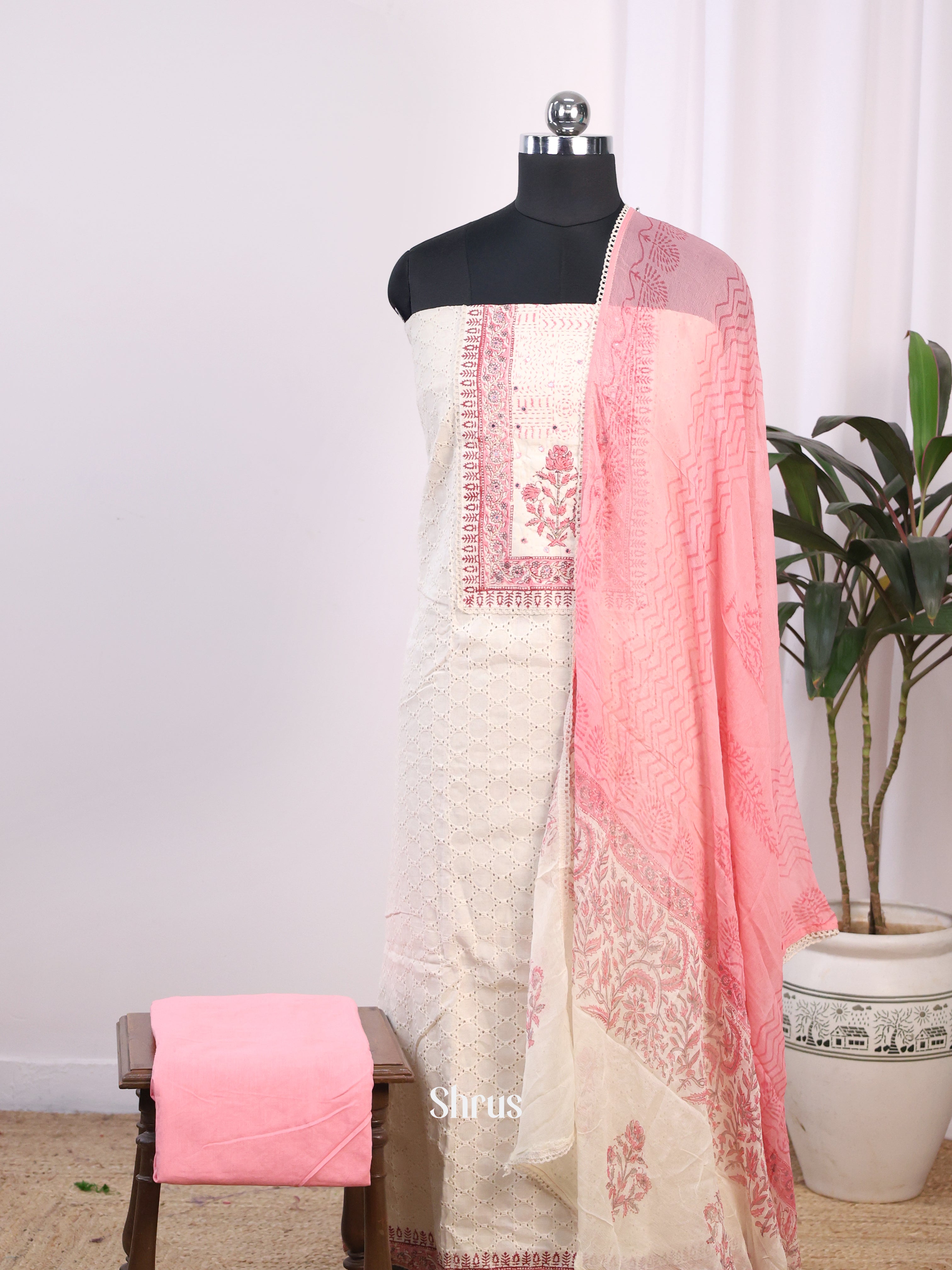 Cram & Pink- Cotton salwar - Shop on Shrus.com