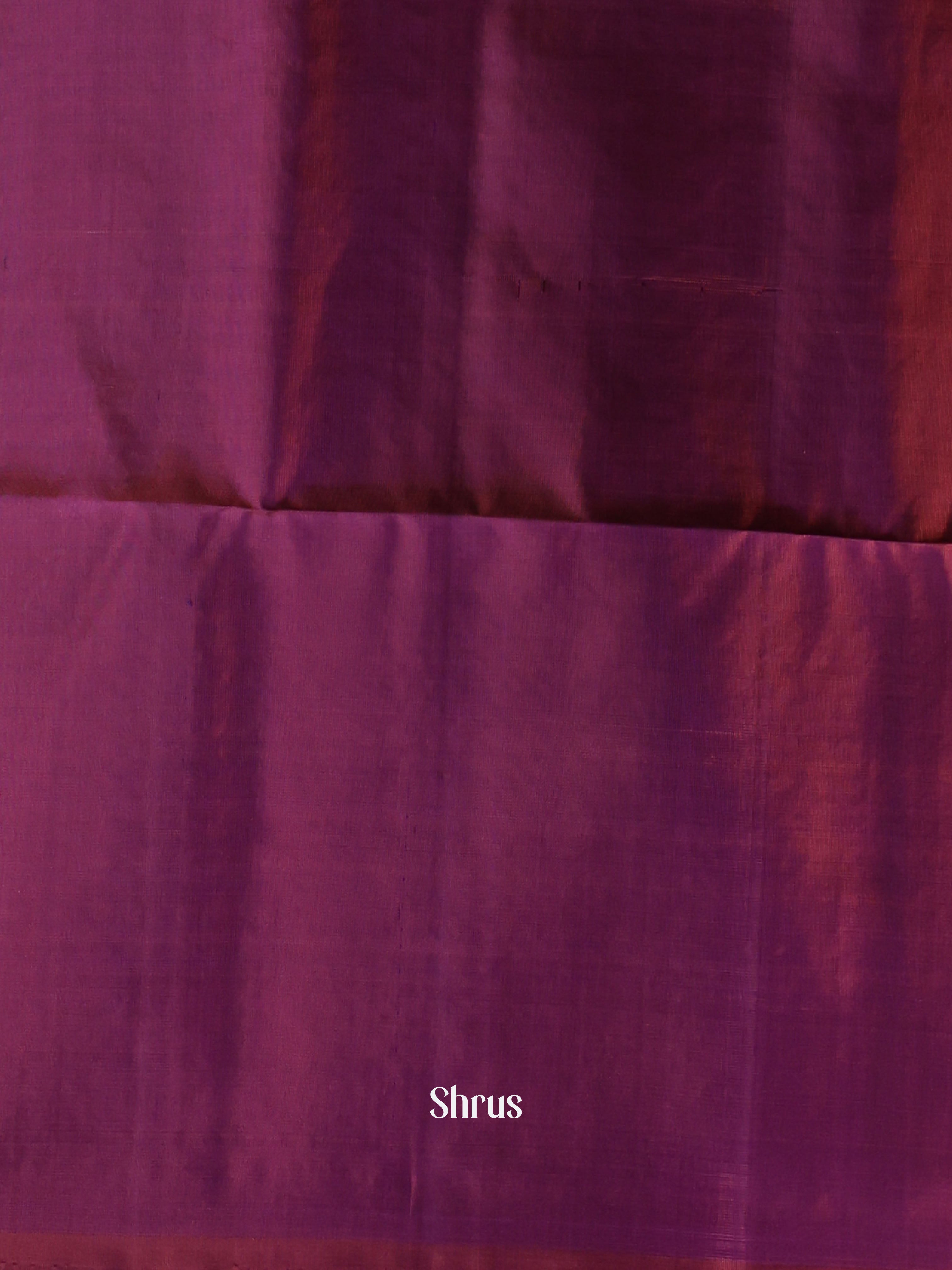 Maroon - Soft Silk Saree - Shop on Shrus.com