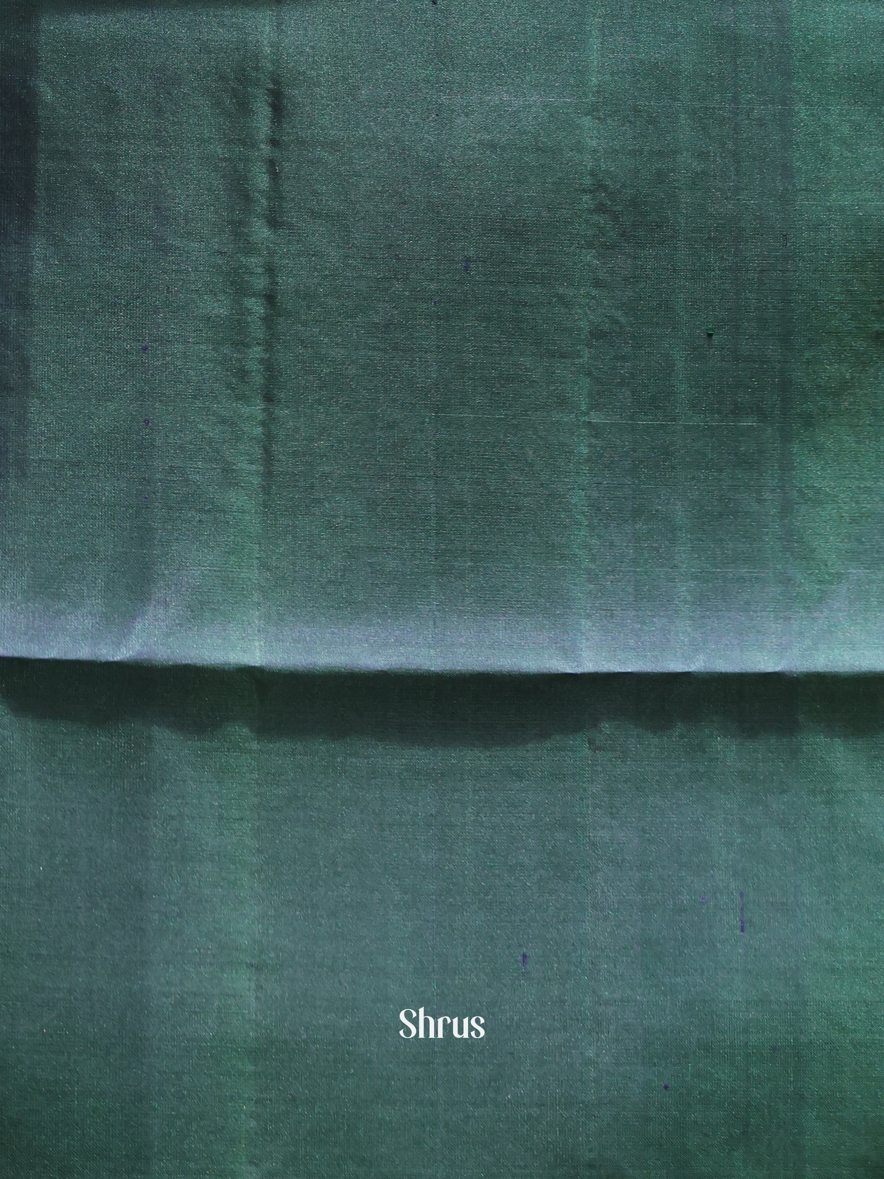 Maroon & Green - Soft Silk Saree - Shop on Shrus.com