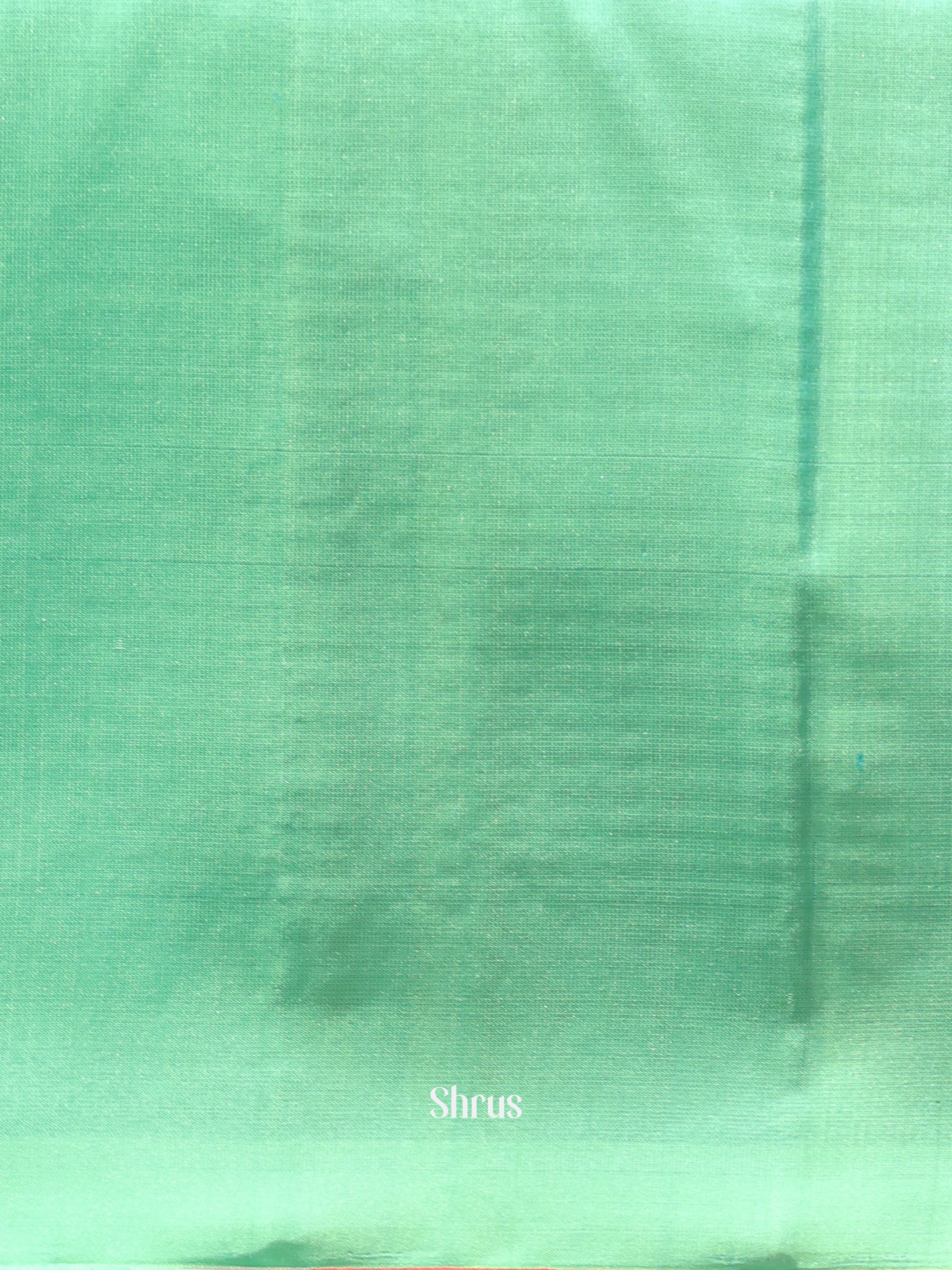 Pink & Green - Soft Silk Saree-2