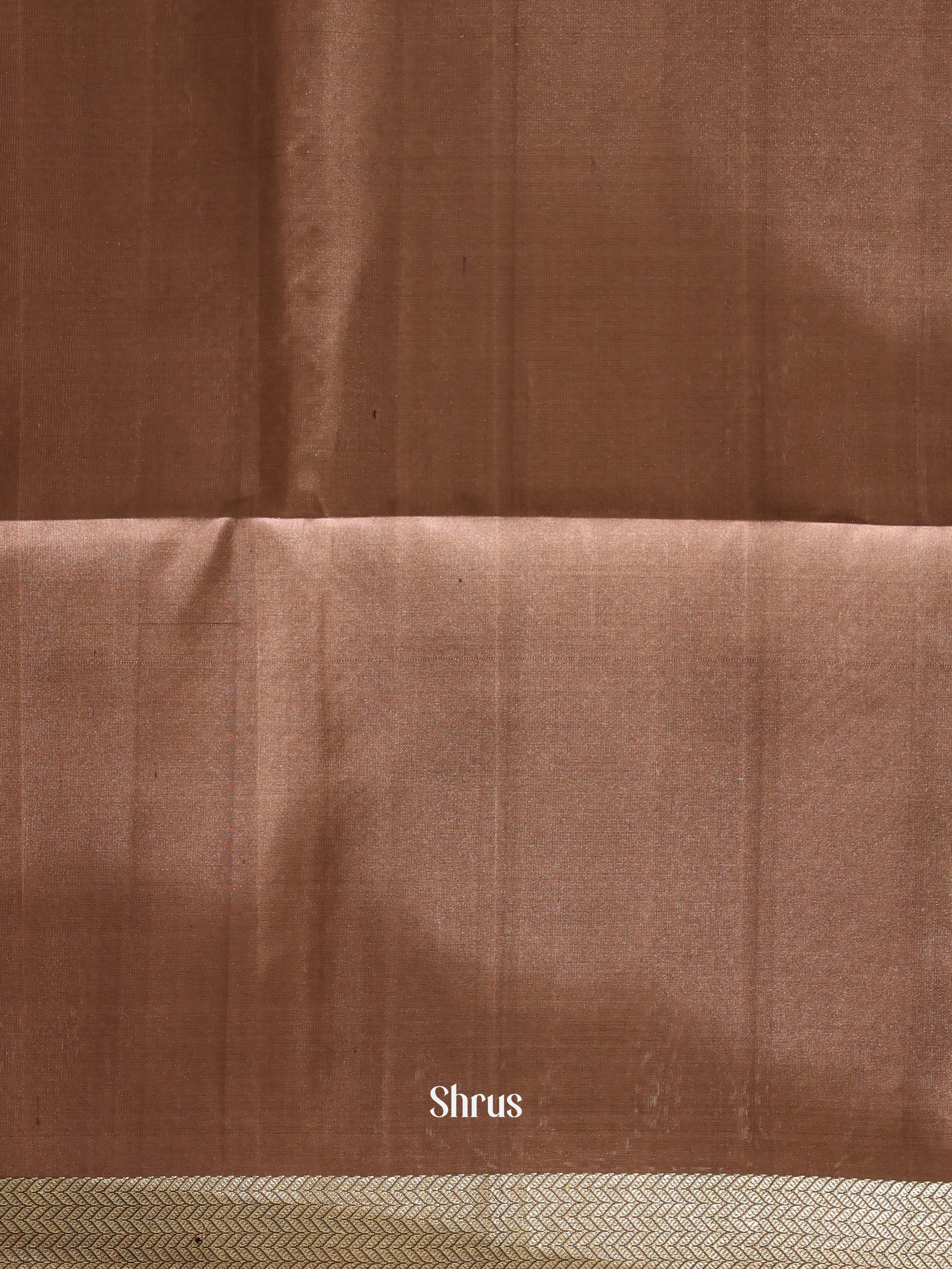 Brown(Single Tone)- Soft Silk Saree-2