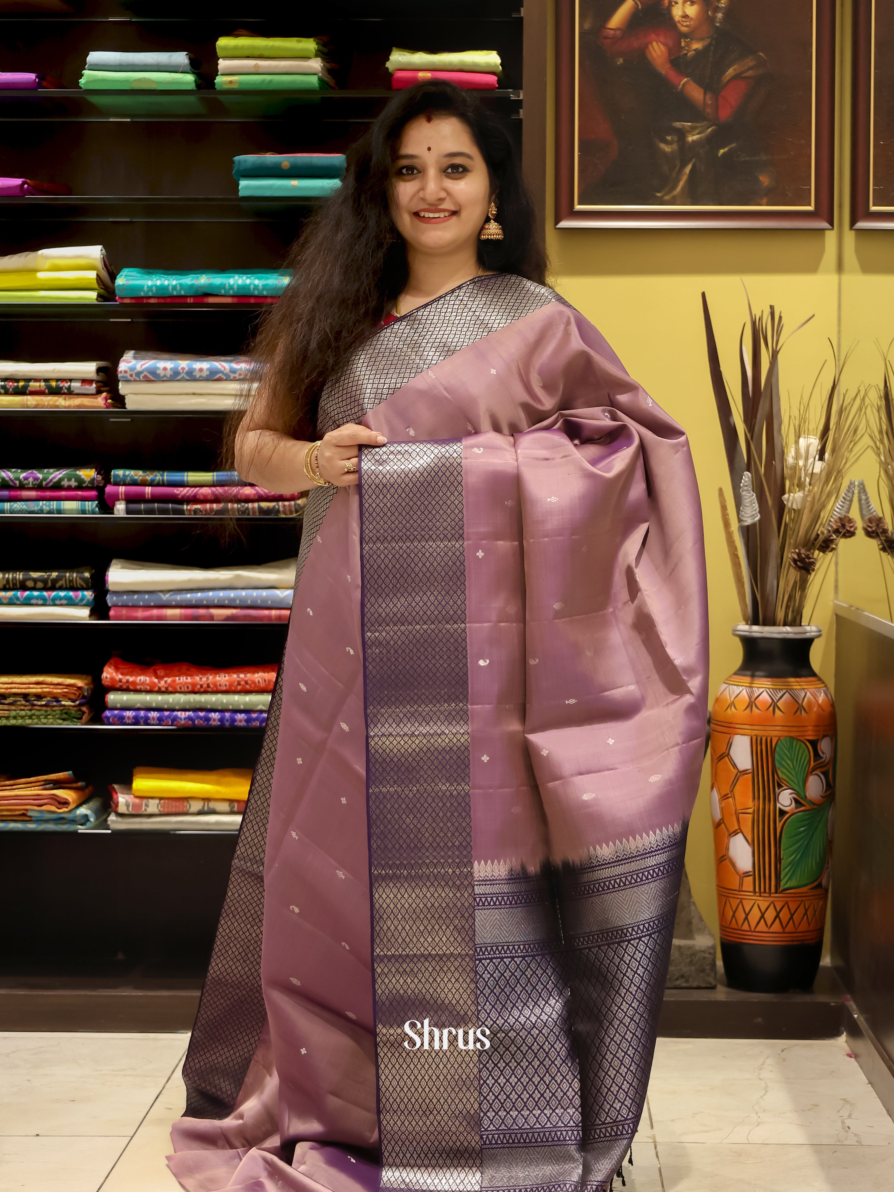 CJS12062 - Soft Silk Saree - Shop on Shrus.com