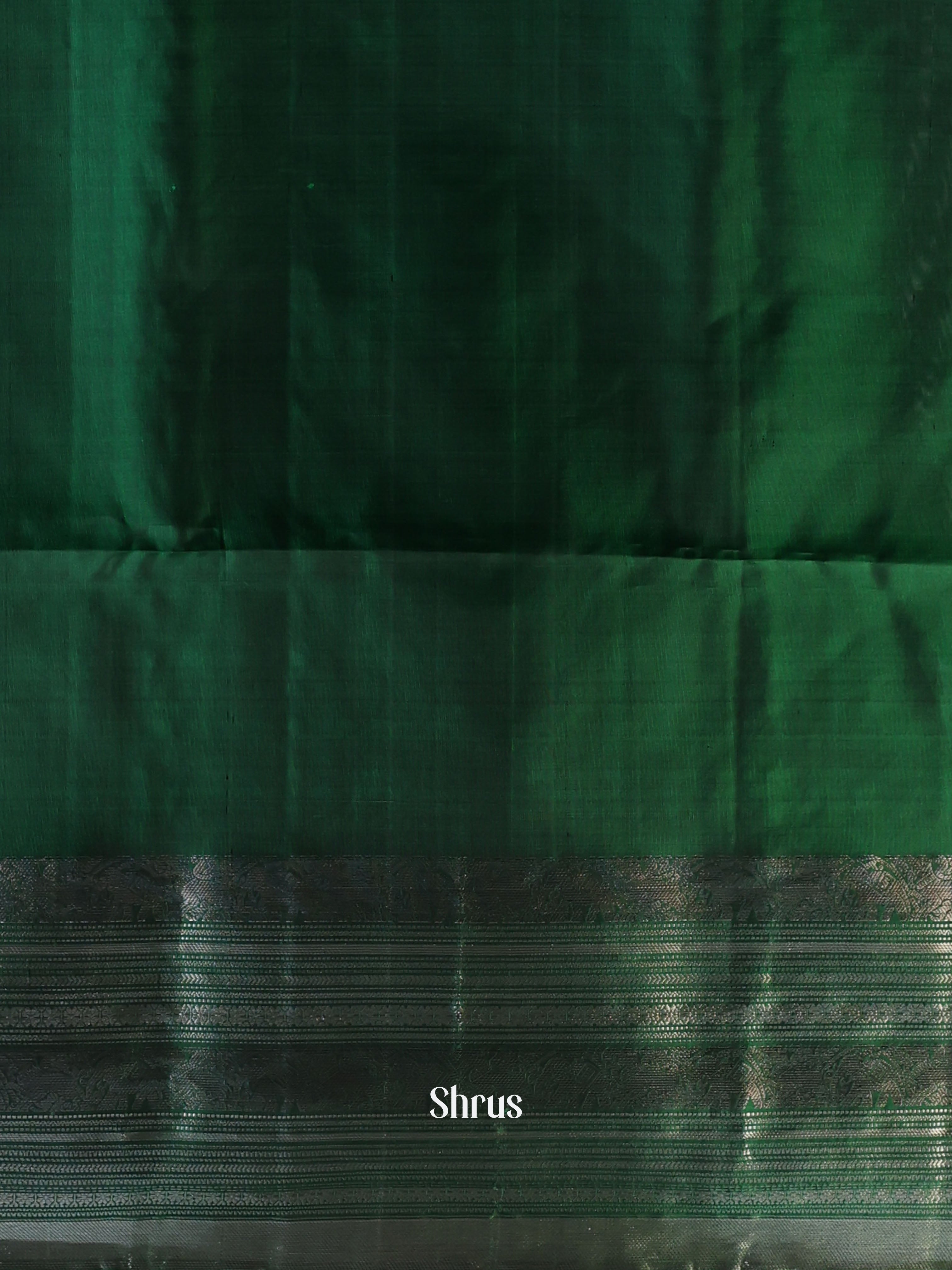 Green(Single Tone) - Soft Silk Saree - Shop on Shrus.com