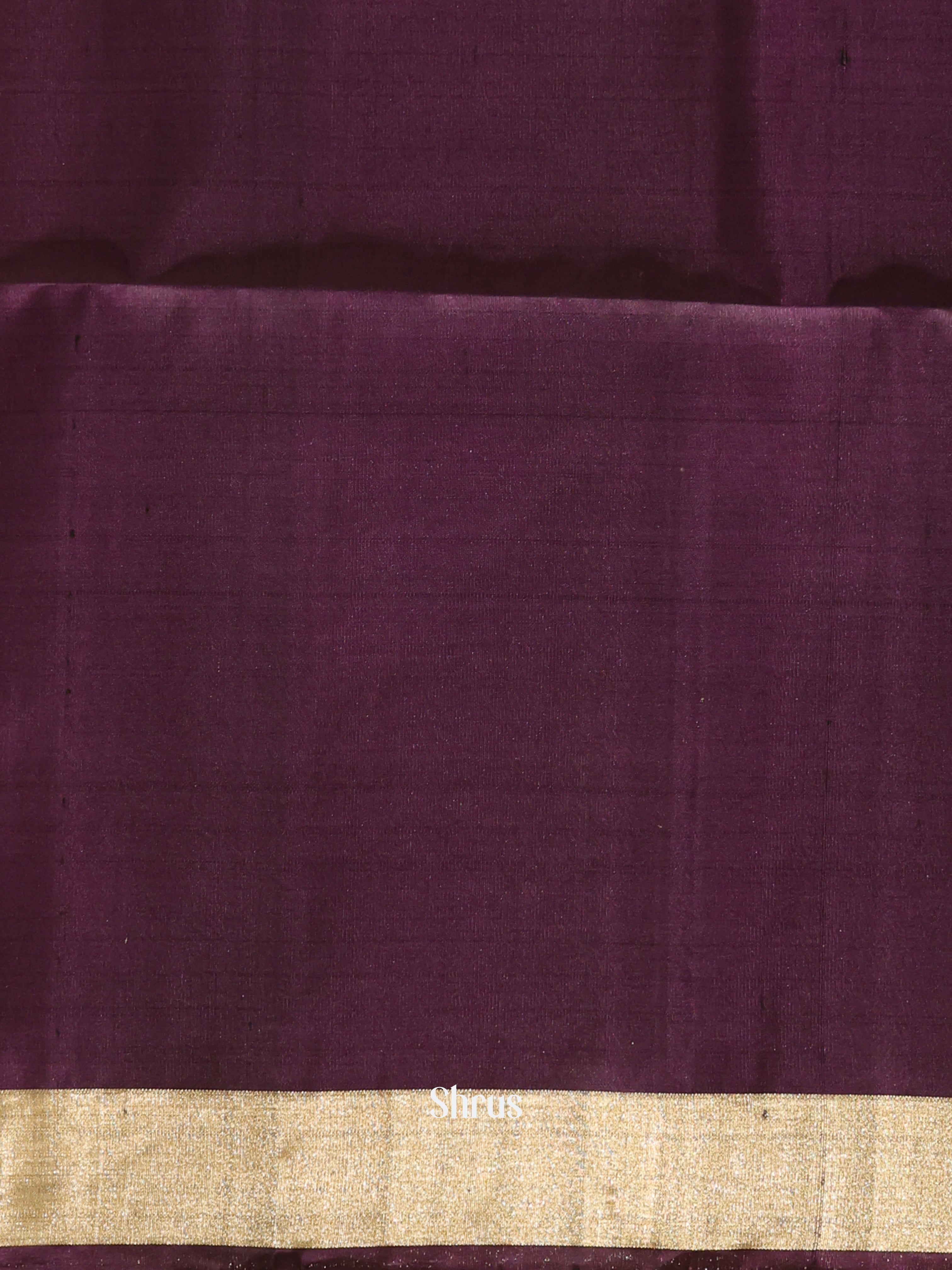 Dark Purple(single Tone) - Soft Silk Saree - Shop on Shrus.com