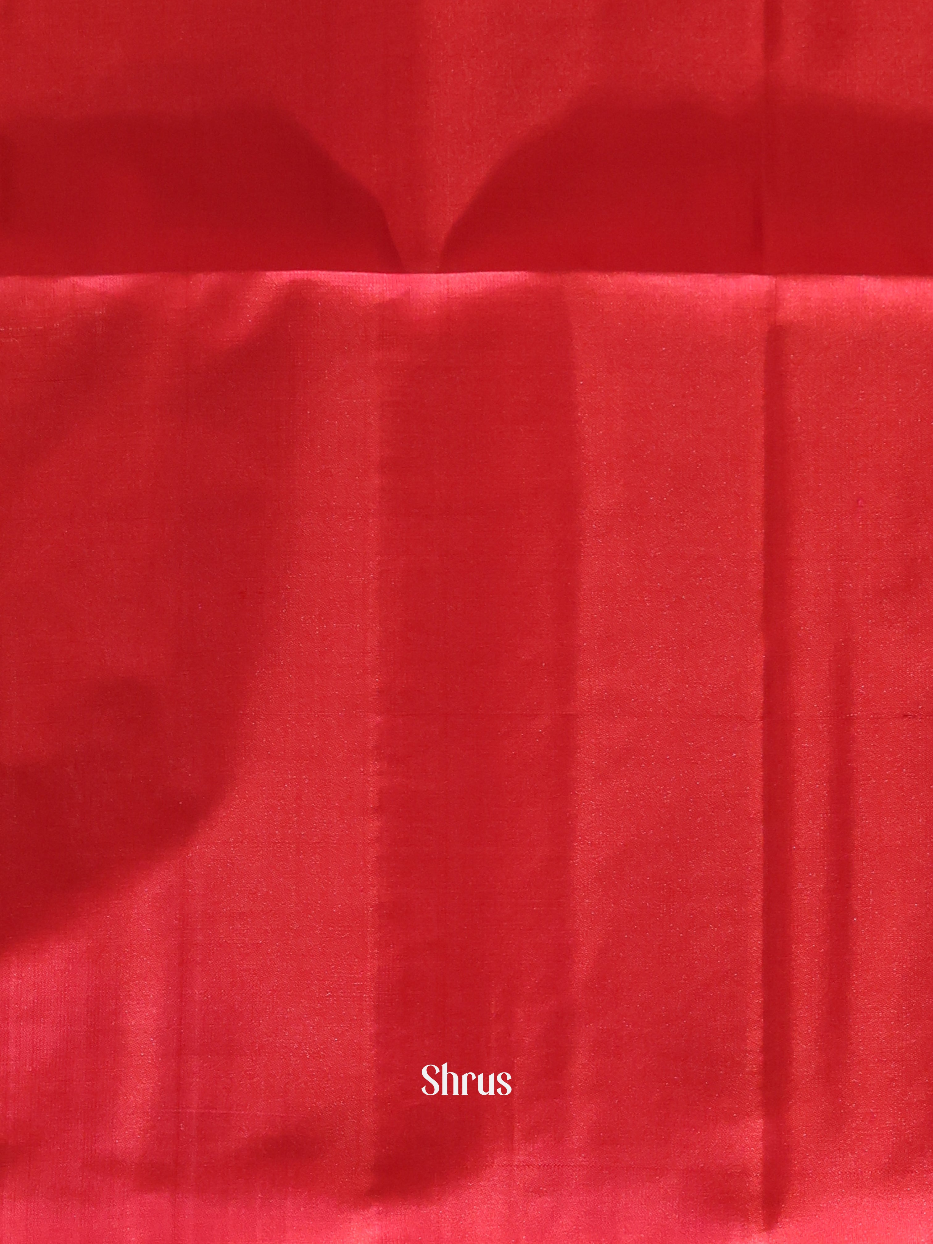 Red(Single Tone) - Soft Silk Saree - Shop on Shrus.com