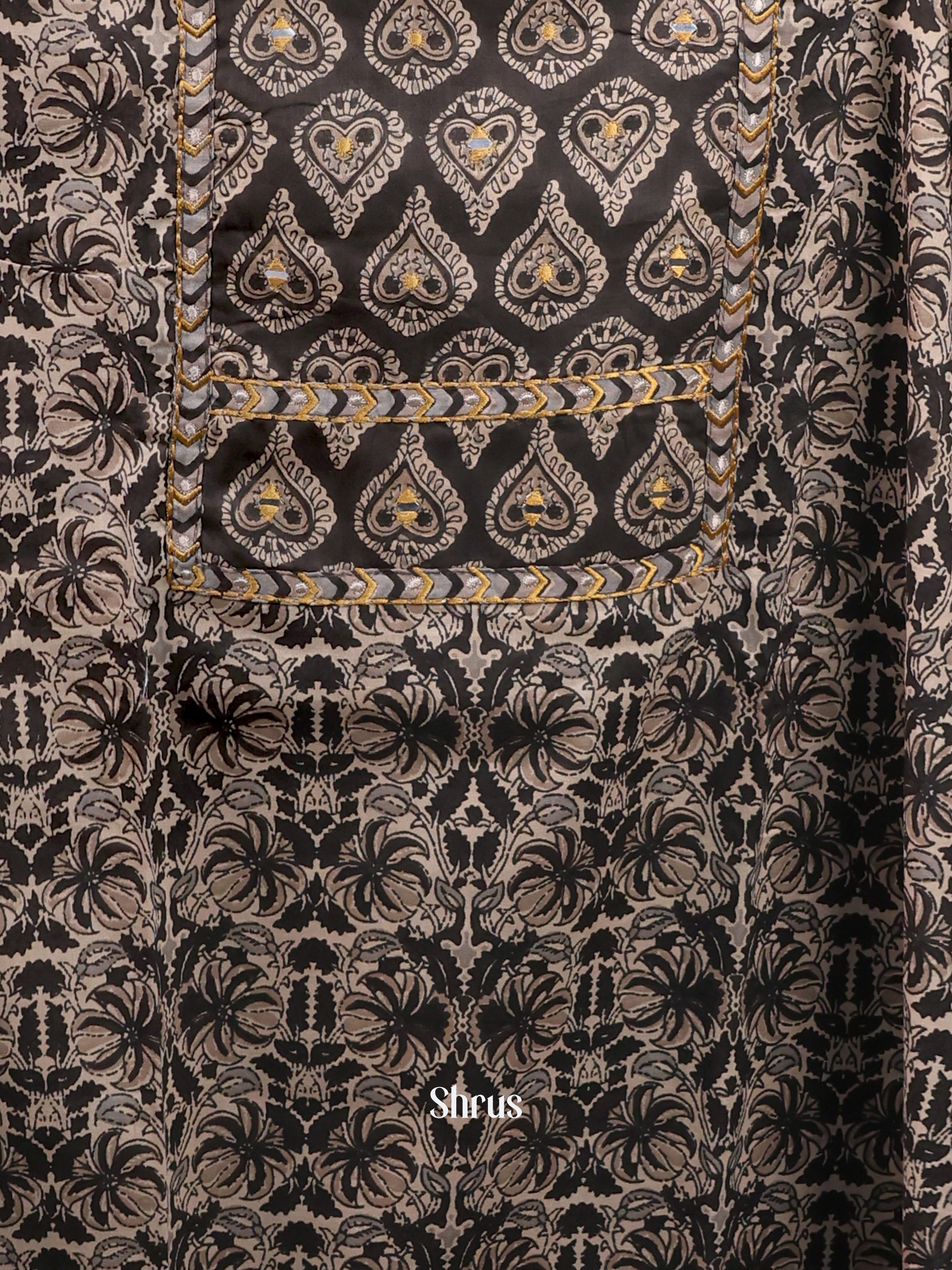 Brown - Cotton salwar - Shop on Shrus.com