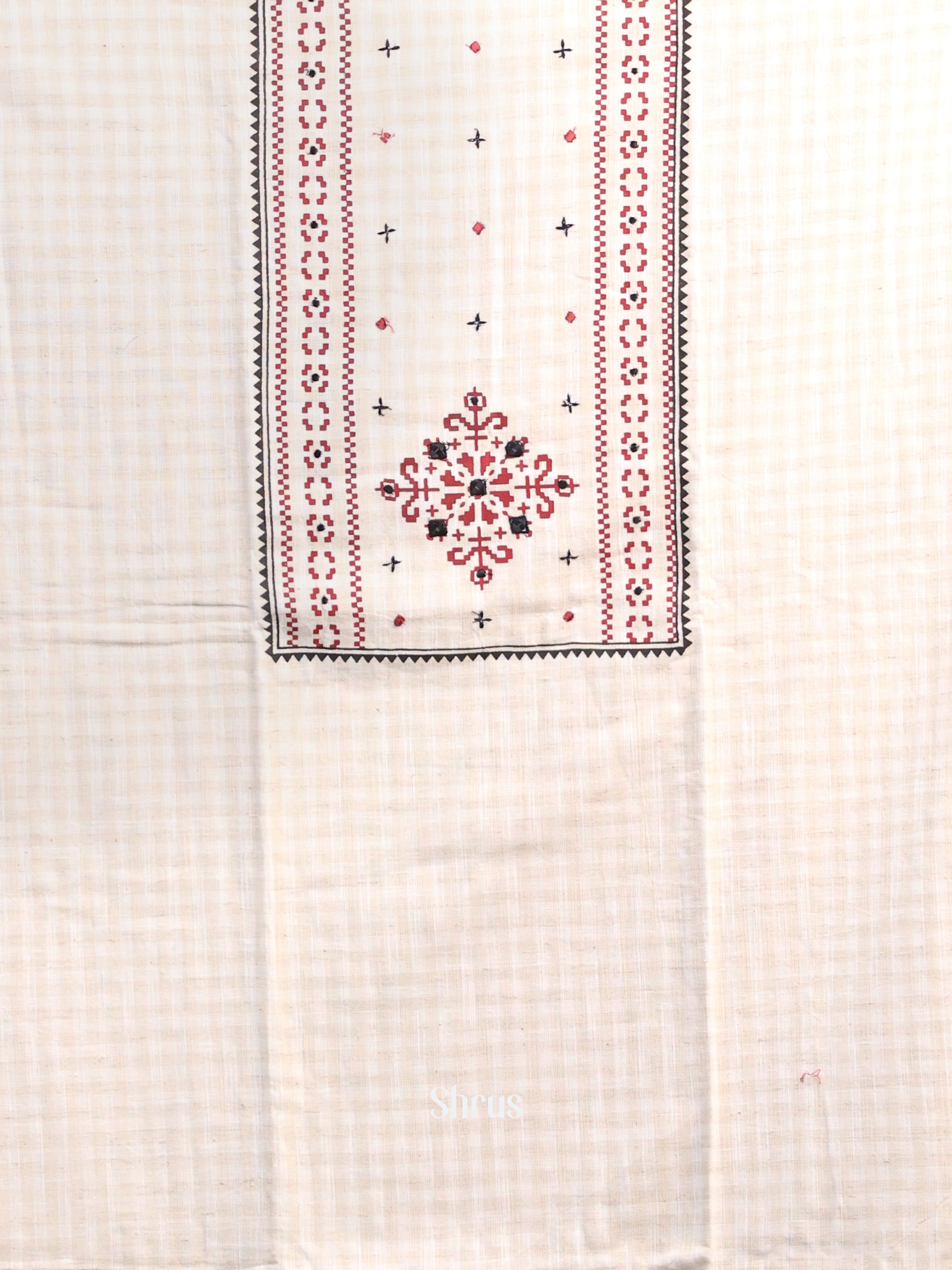 White & Maroon - Cotton salwar - Shop on Shrus.com