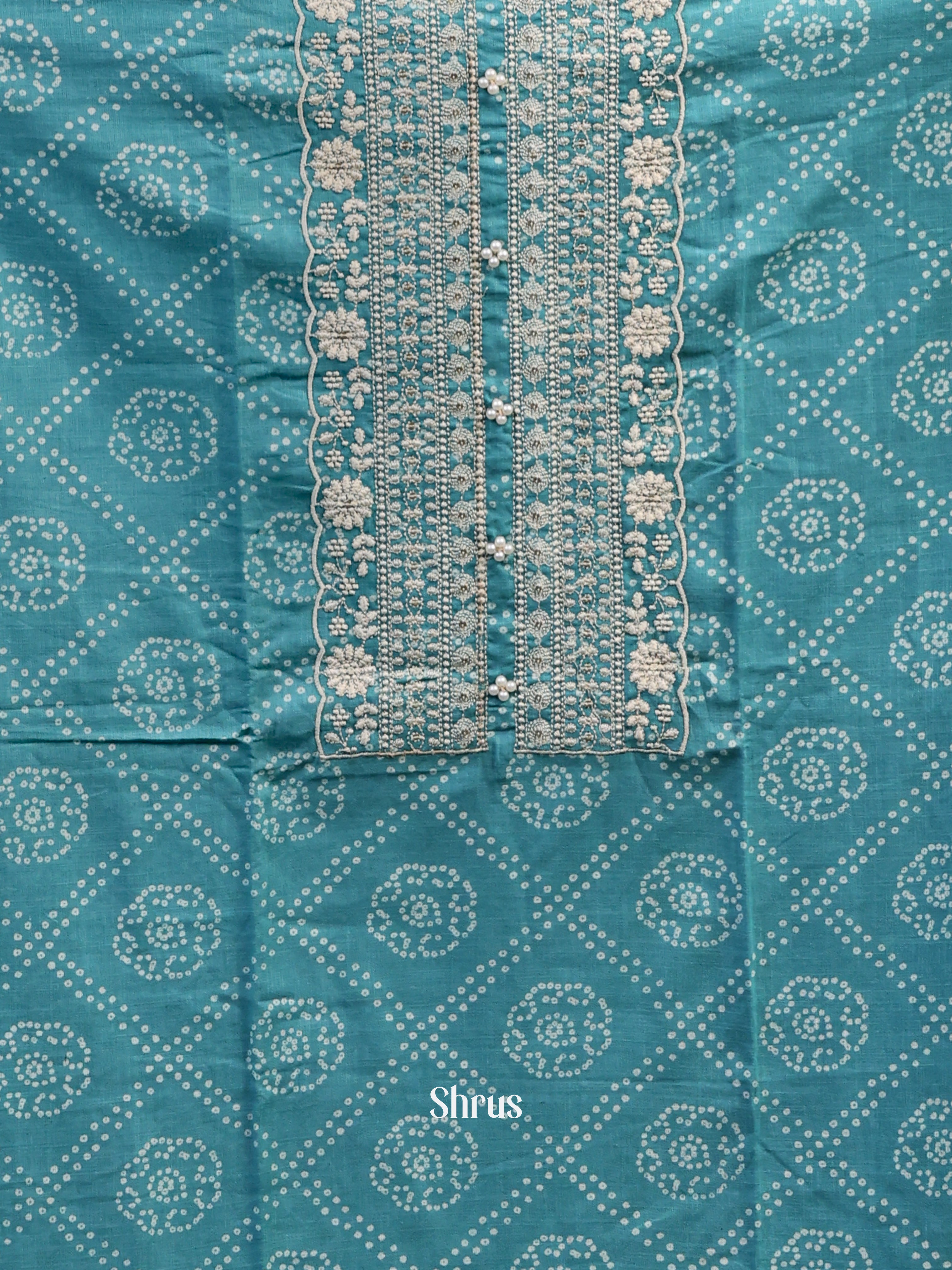 Blue & Grey - Cotton salwar - Shop on Shrus.com