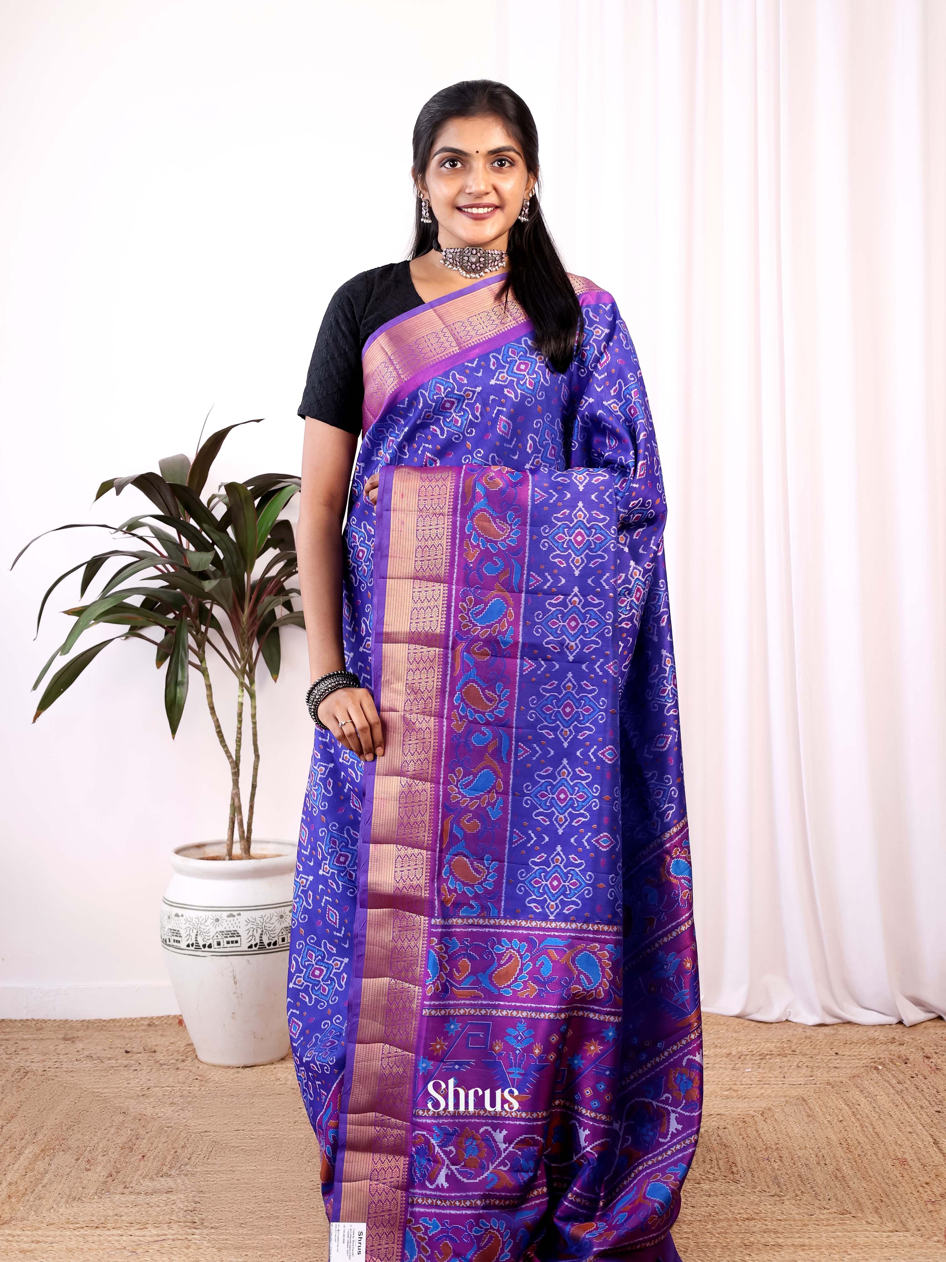 CJS14148 - Semi Patola Saree - Shop on Shrus.com