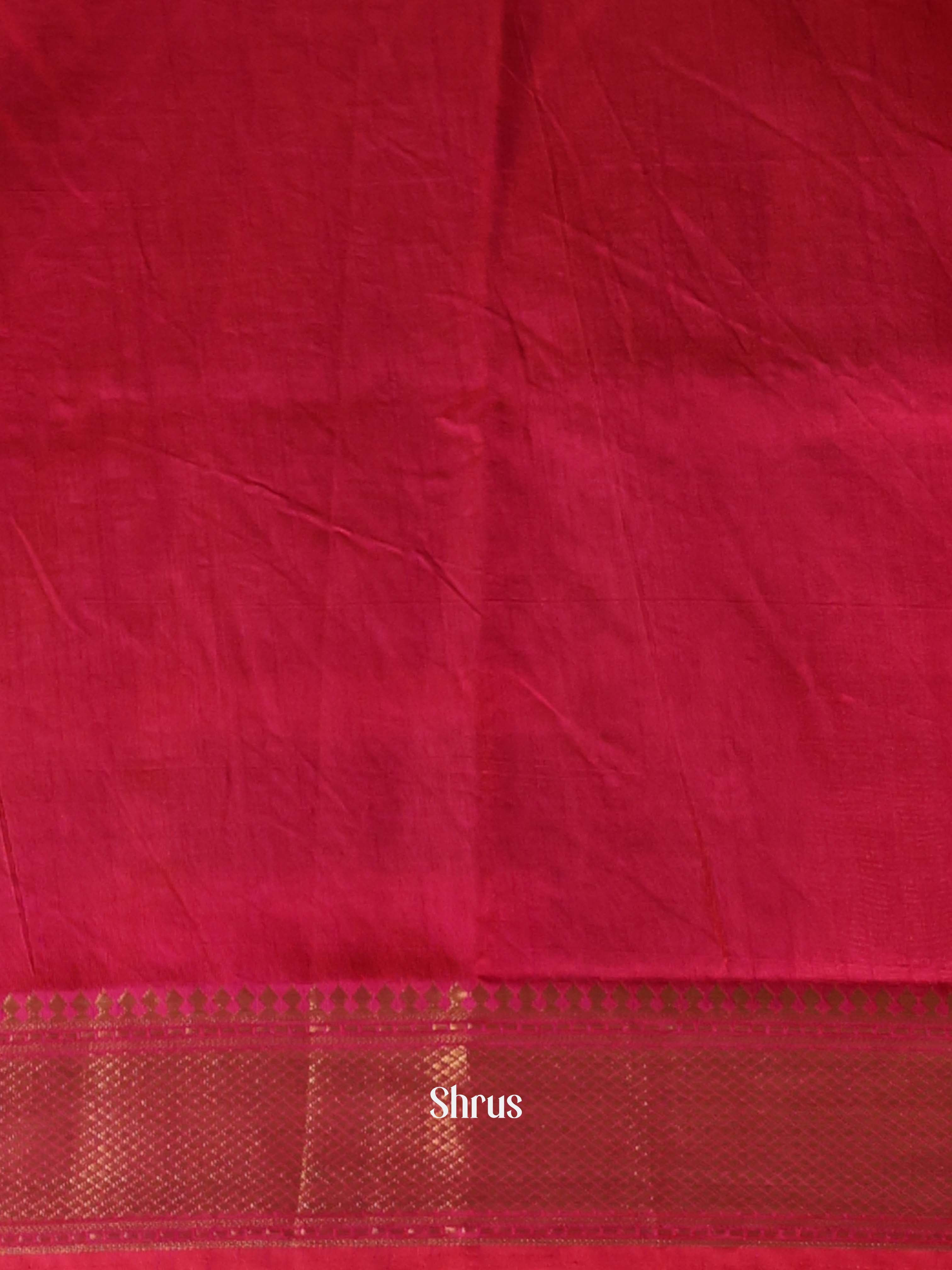 Purple & Pink - Semi Patola Saree - Shop on Shrus.com