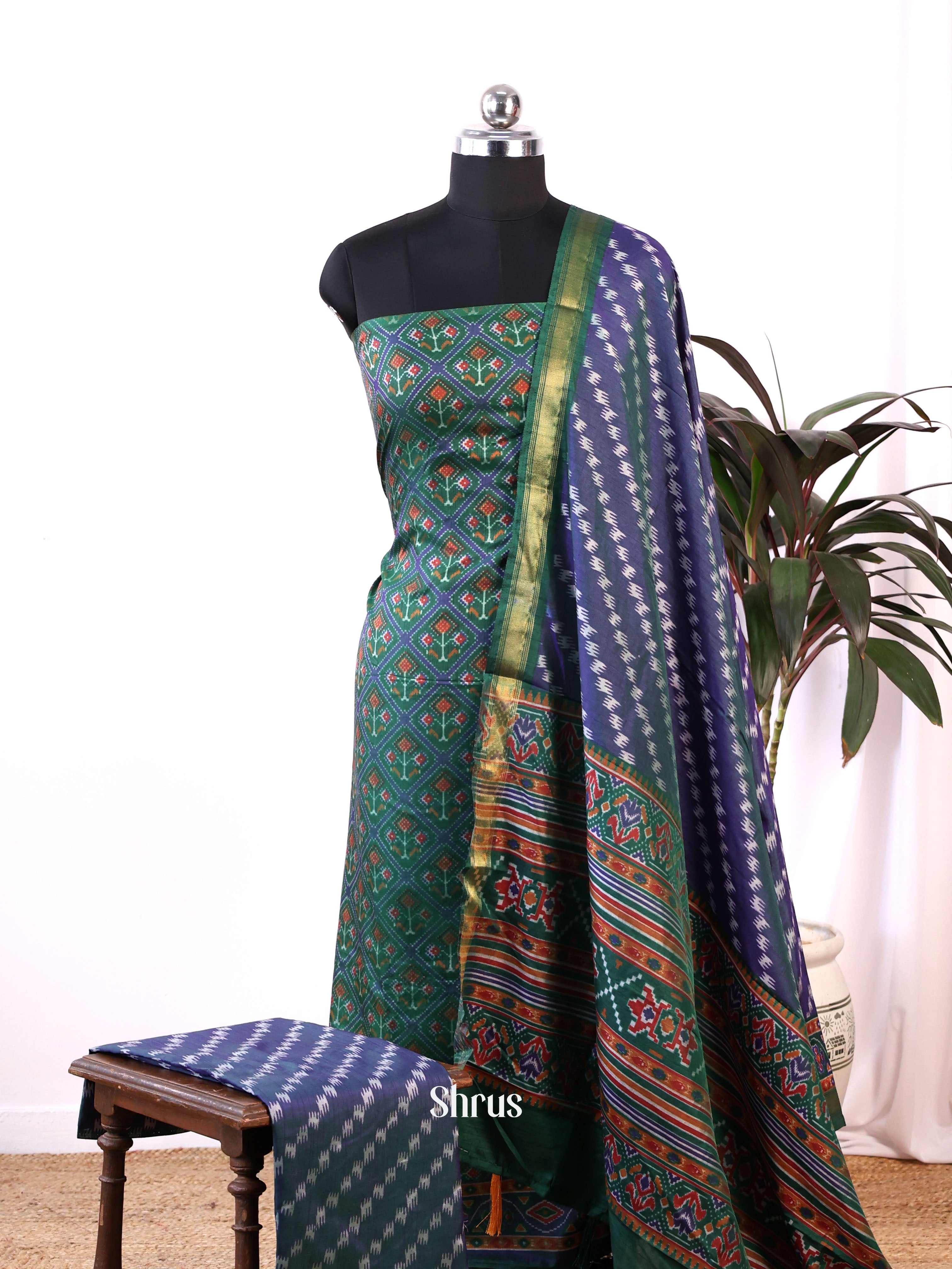 CJS14167 - semi patola salwar - Shop on Shrus.com