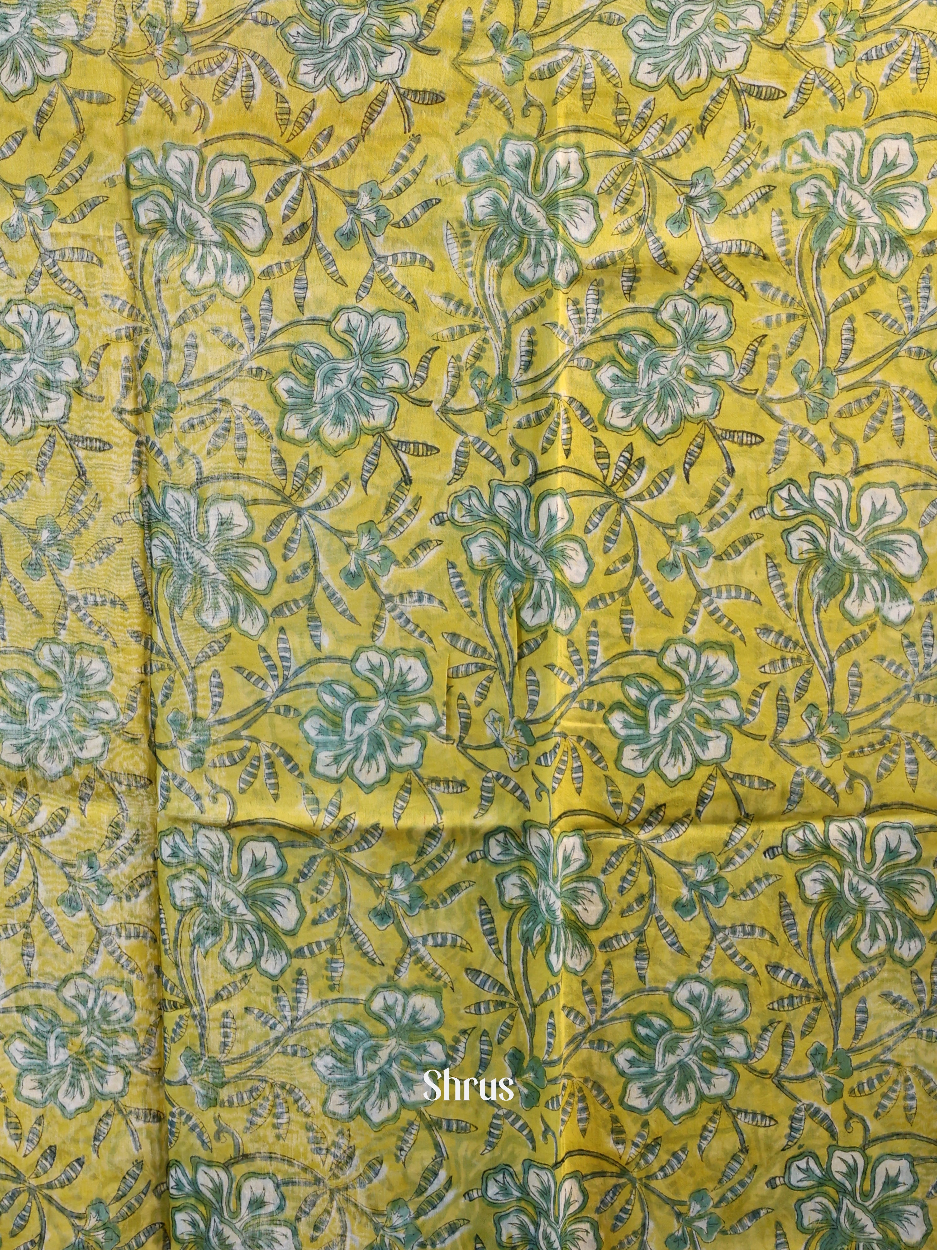 Green & Cream - Cotton salwar - Shop on Shrus.com