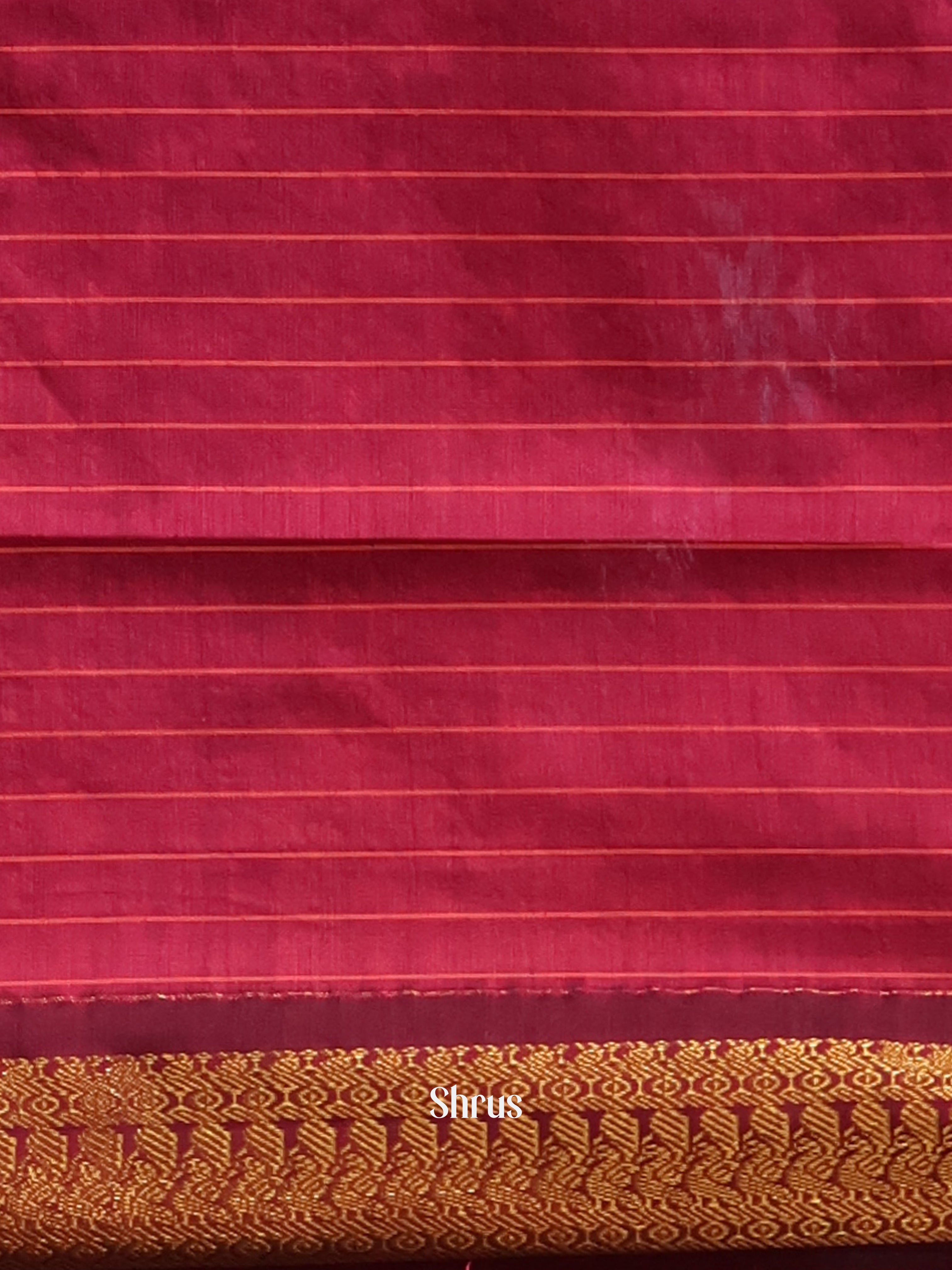 Maroon- Kalyani Cotton Saree - Shop on Shrus.com