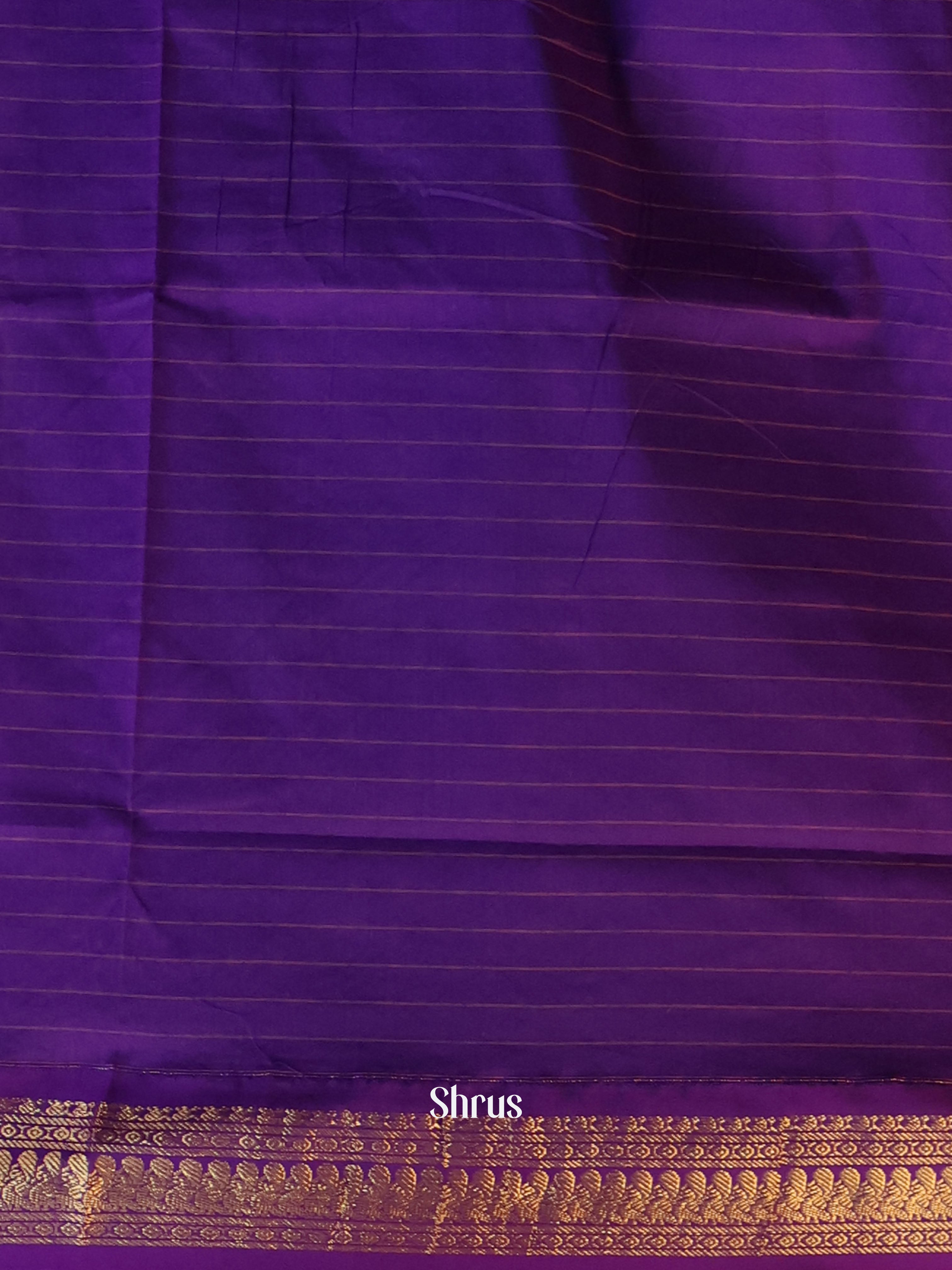 Lavender & Purple- Kalyani Cotton Saree - Shop on Shrus.com