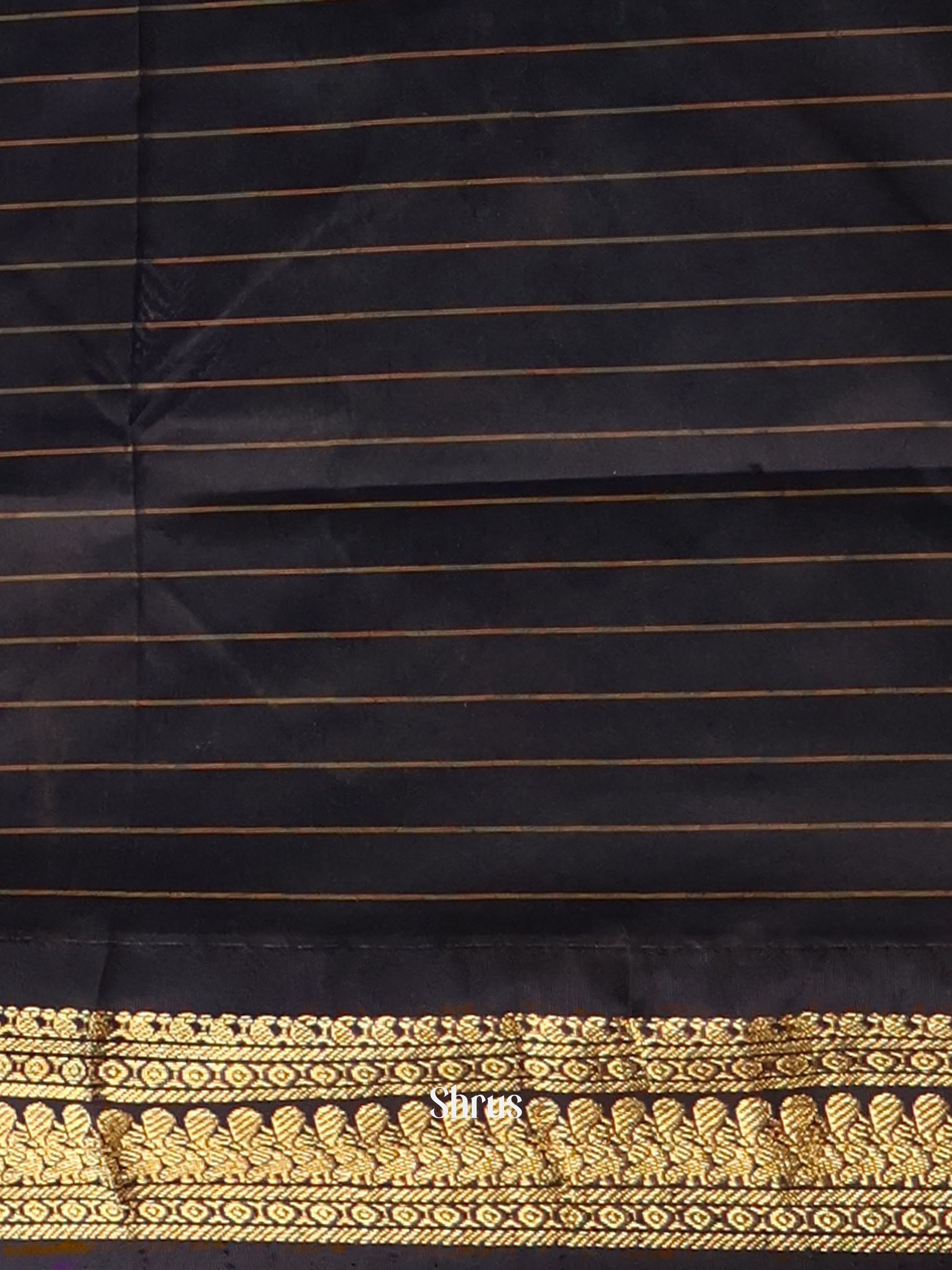 Purple & Black - Kalyani Cotton Saree - Shop on Shrus.com