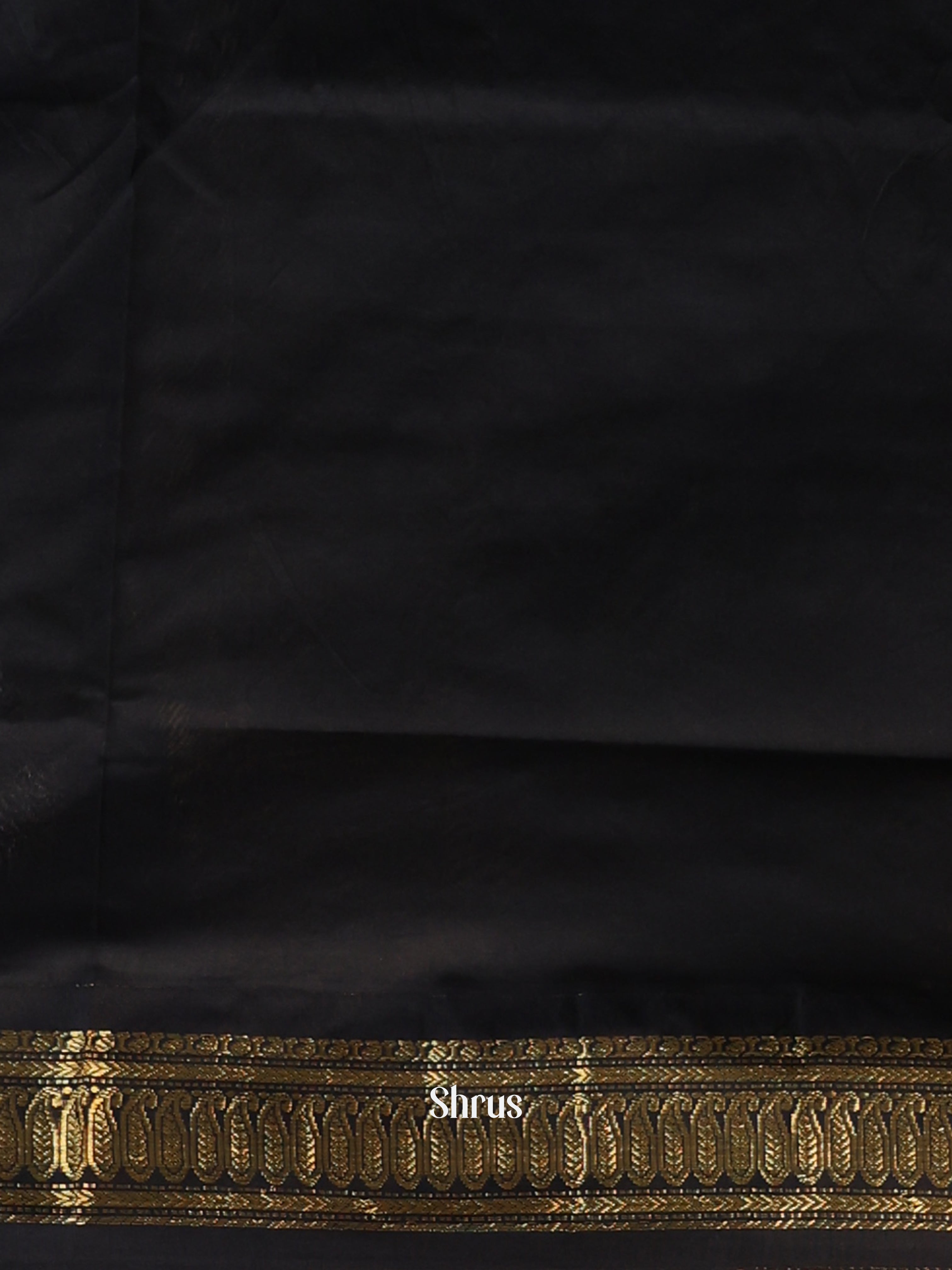 Grey & Black- Kalyani Cotton Saree - Shop on Shrus.com