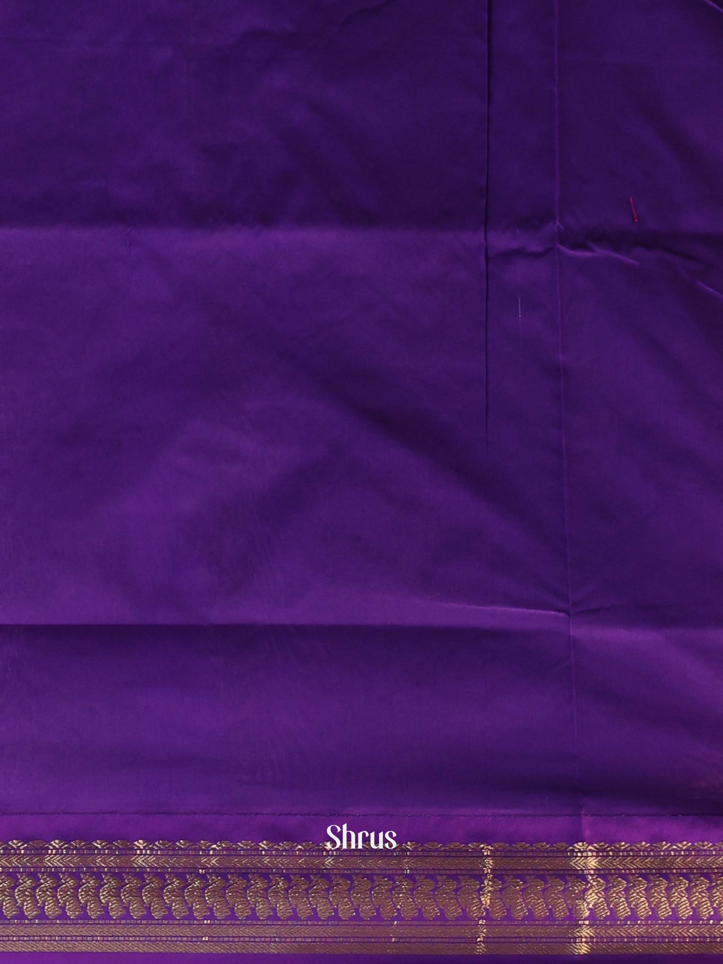 Green & Violet - Kalyani Cotton Saree - Shop on Shrus.com